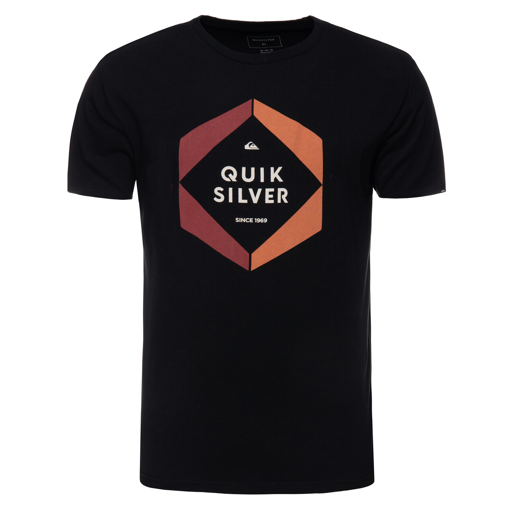 Quiksilver Тишърт EQYZT05260 Черен Regular Fit - Pepit.bg