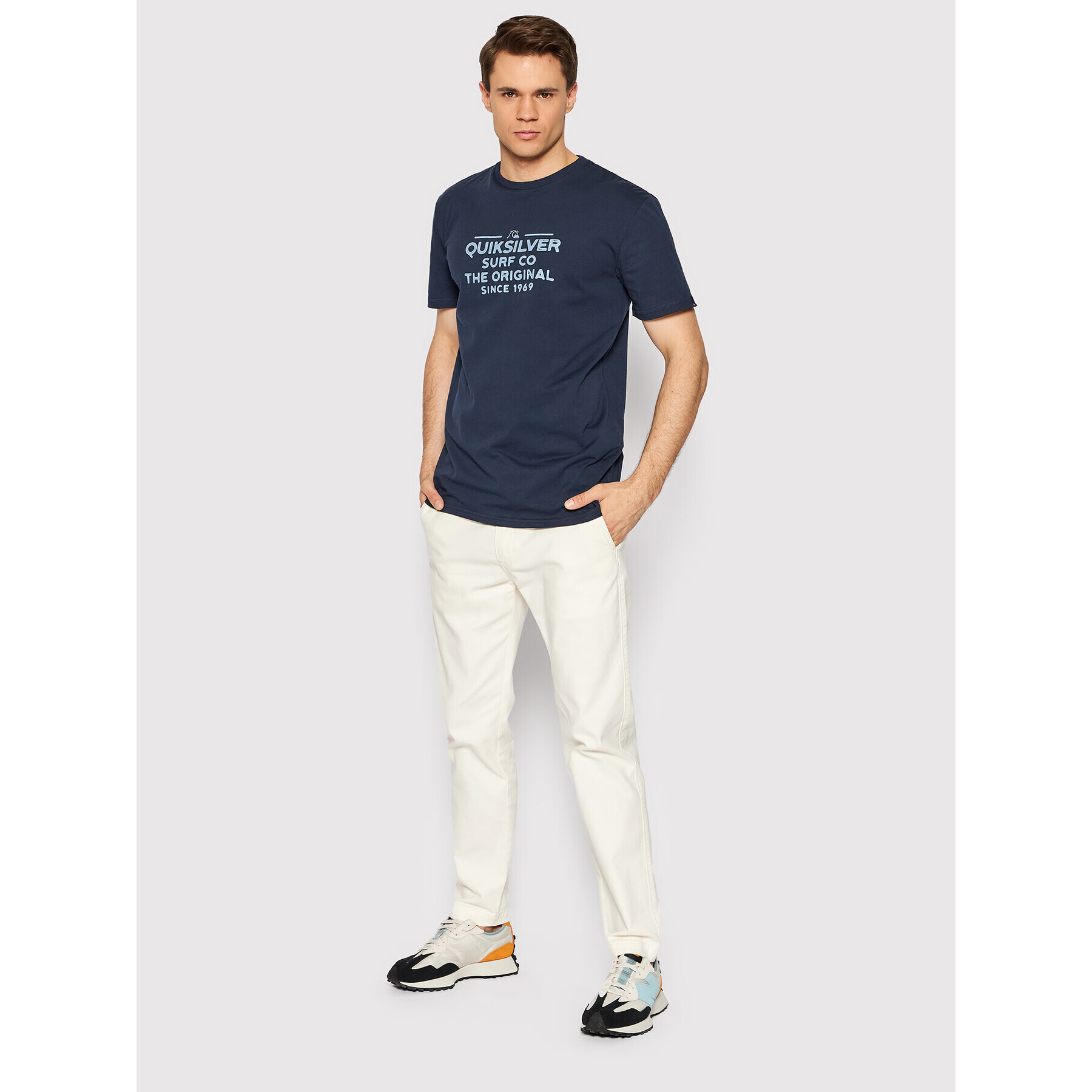 Quiksilver Тишърт EQYZT06659 Тъмносин Regular Fit - Pepit.bg