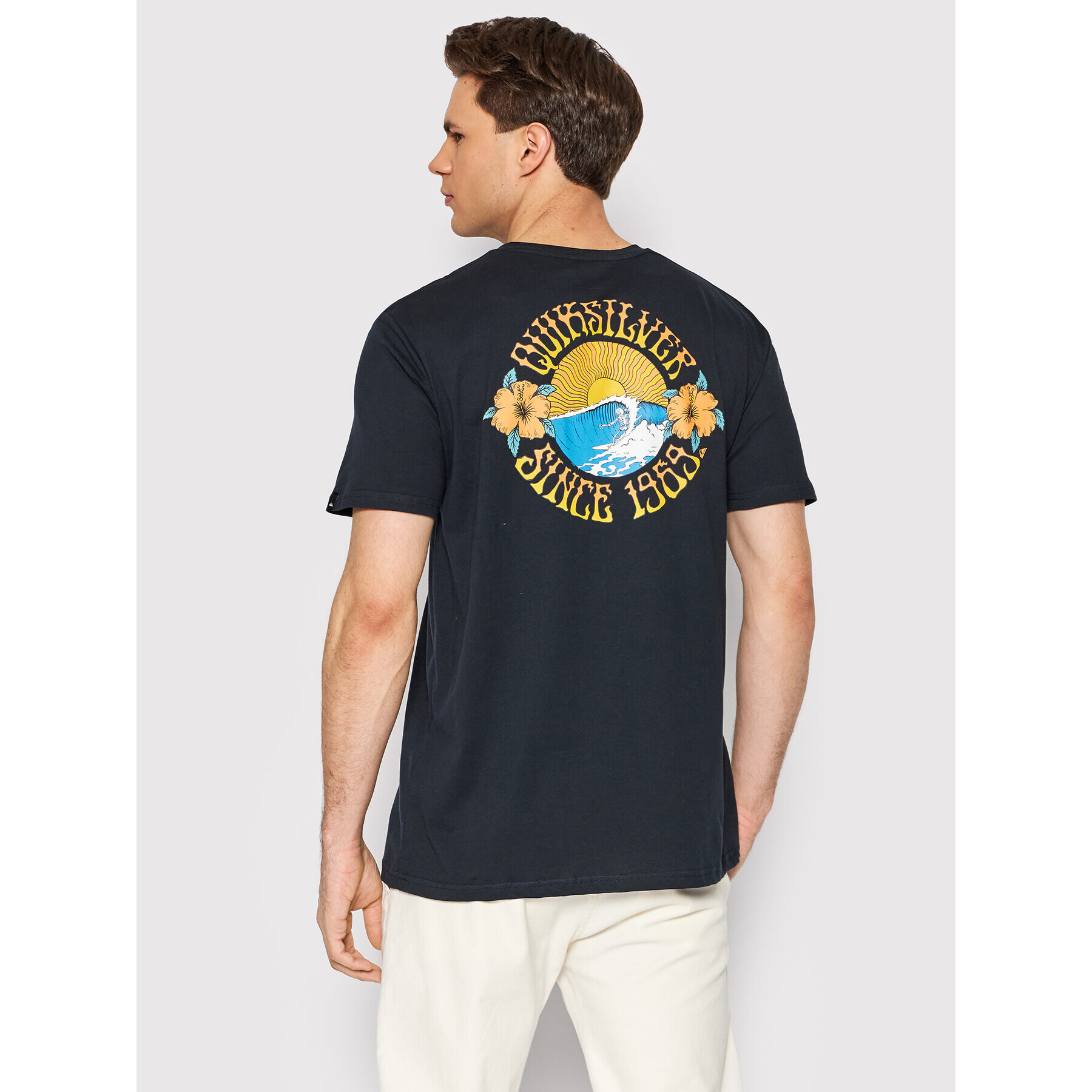 Quiksilver Тишърт EQYZT06660 Черен Regular Fit - Pepit.bg
