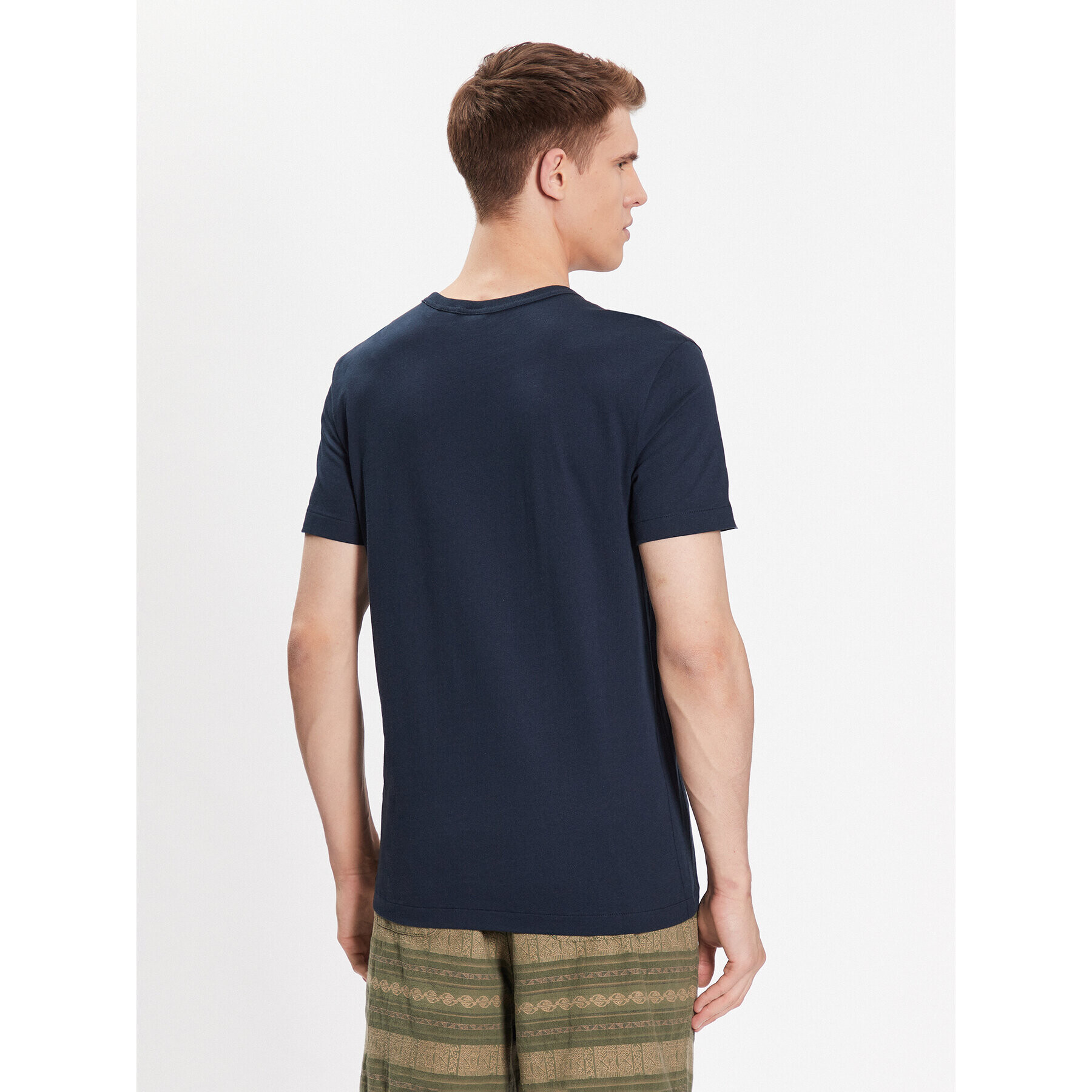 Quiksilver Тишърт Essentials EQYKT04092 Тъмносин Regular Fit - Pepit.bg