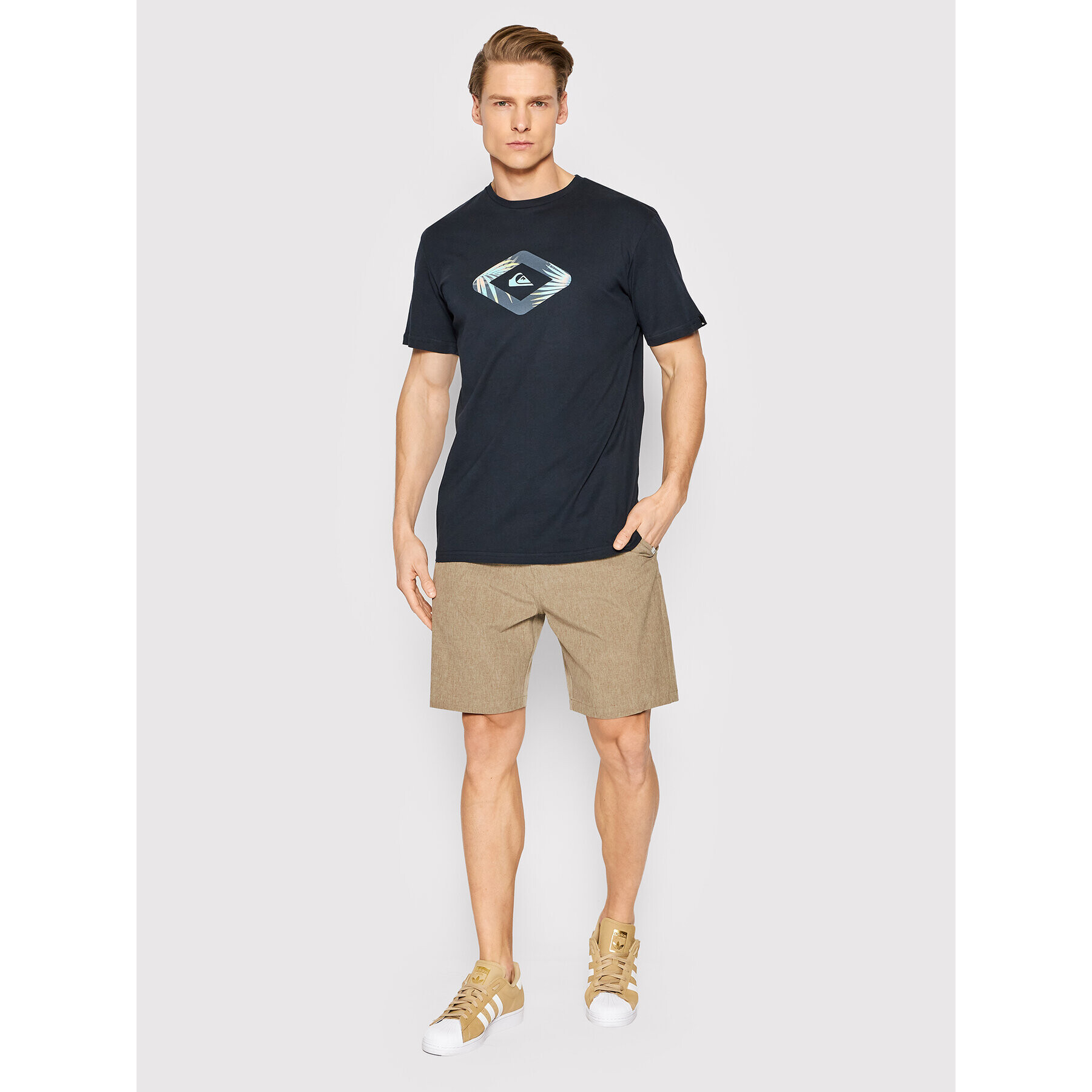 Quiksilver Тишърт Let It Ride EQYZT06664 Черен Regular Fit - Pepit.bg