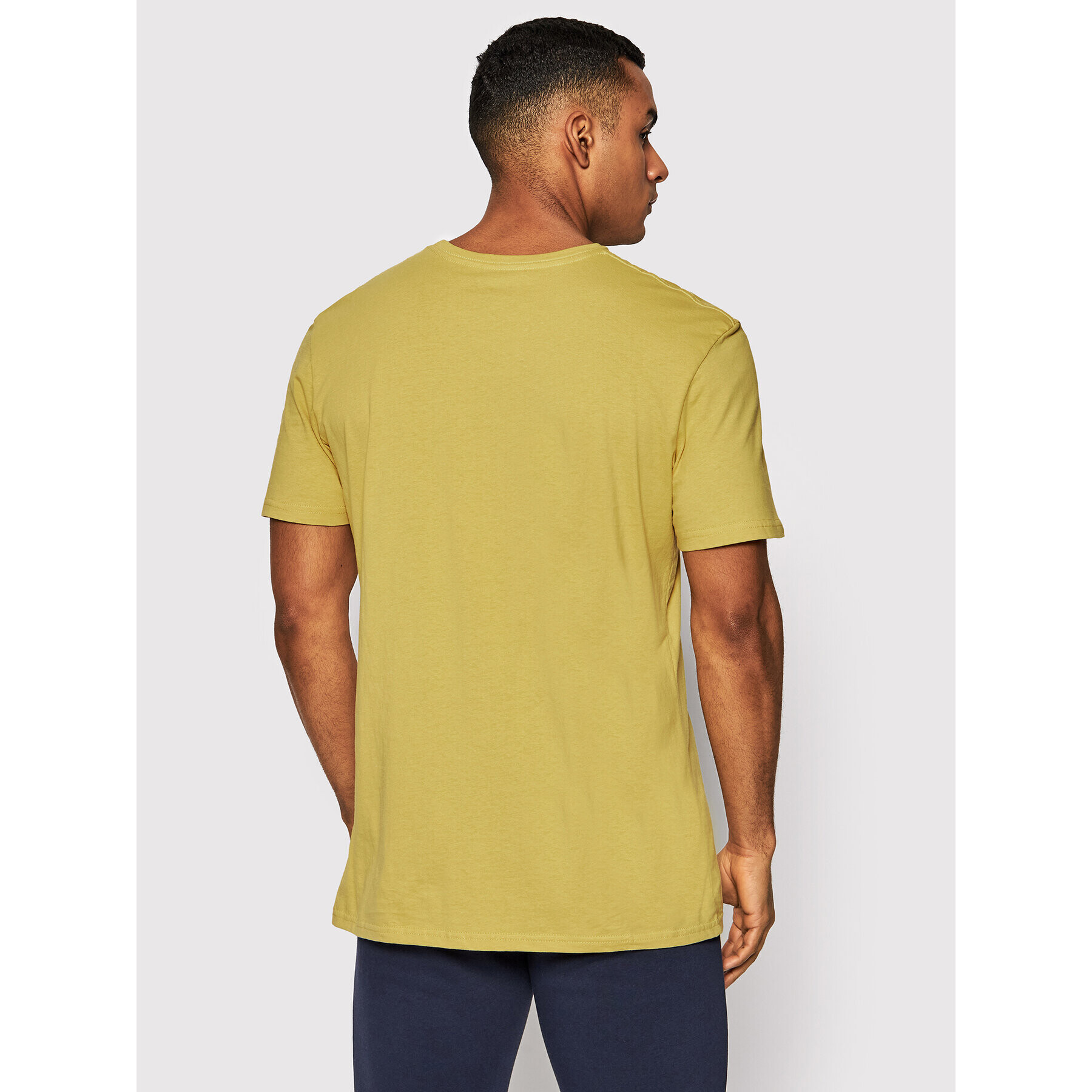 Quiksilver Тишърт Lined Up EQYZT06657 Жълт Regular Fit - Pepit.bg