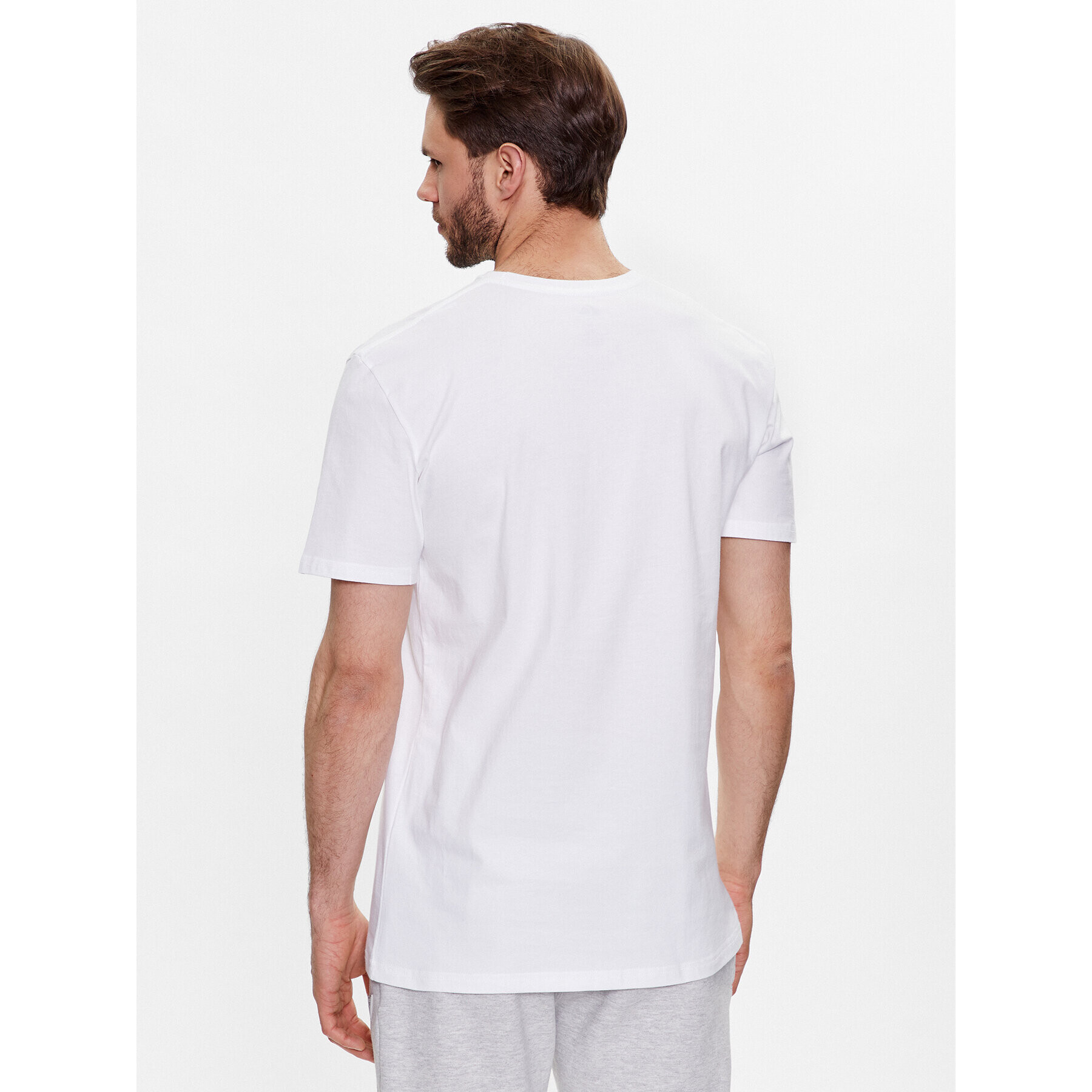 Quiksilver Тишърт Mini Logo EQYZT07215 Бял Regular Fit - Pepit.bg