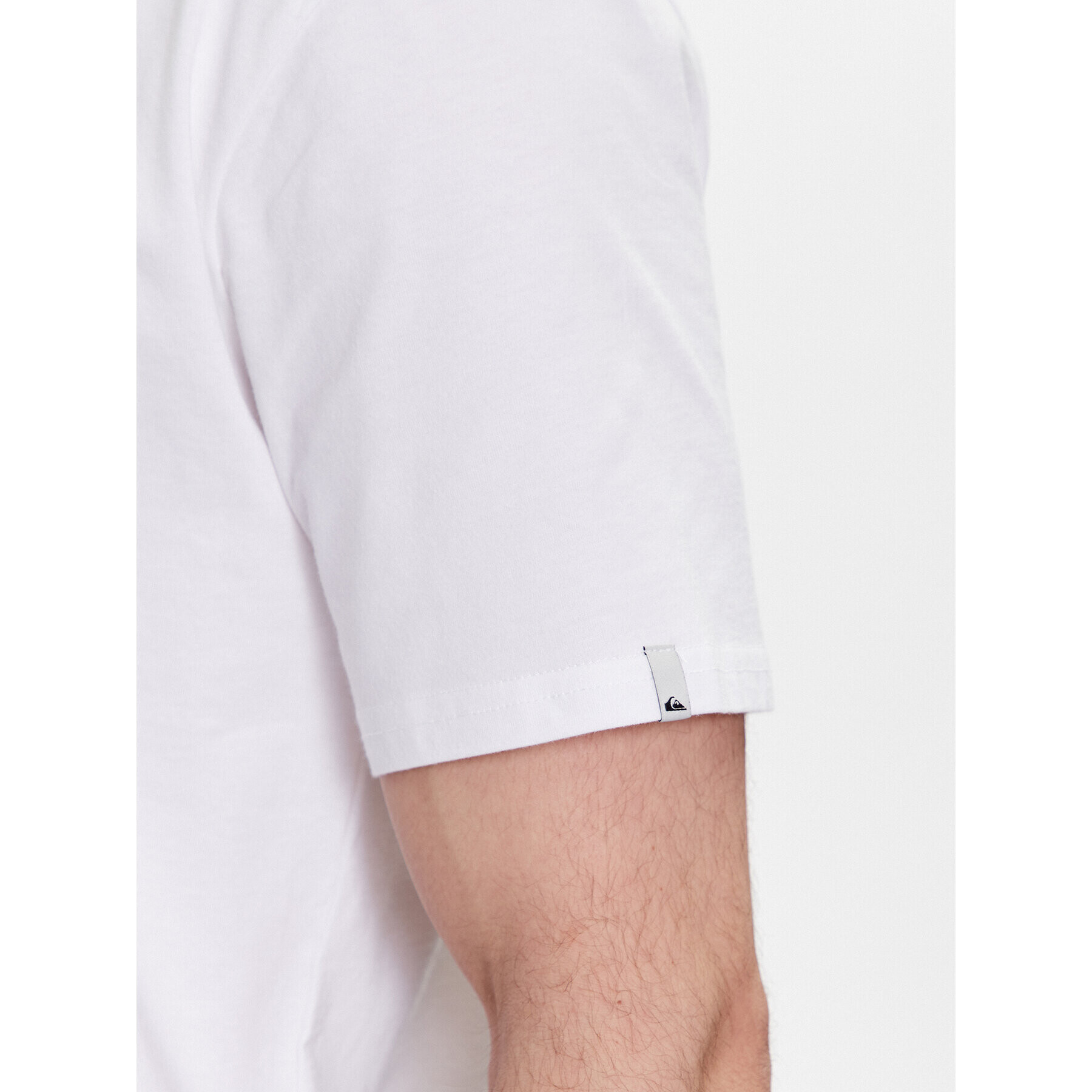 Quiksilver Тишърт Mini Logo EQYZT07215 Бял Regular Fit - Pepit.bg