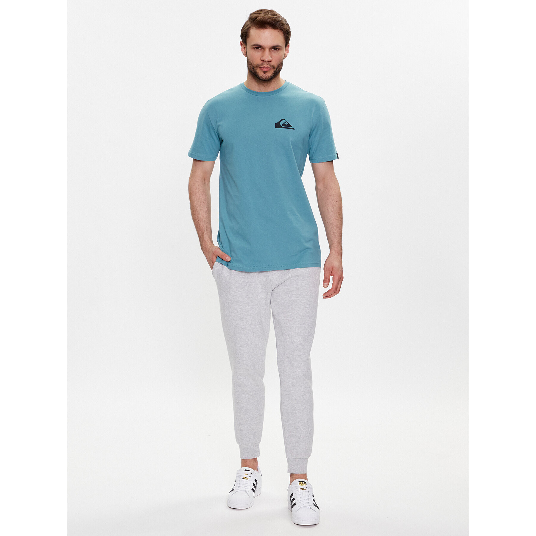 Quiksilver Тишърт Mini Logo EQYZT07215 Син Regular Fit - Pepit.bg