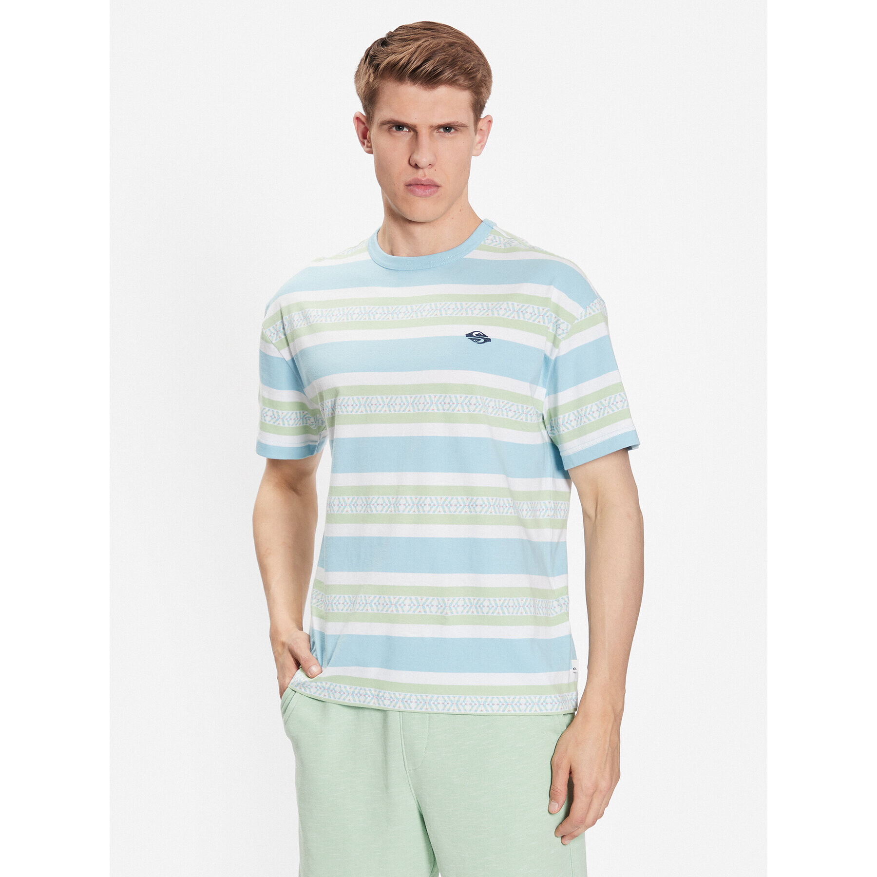Quiksilver Тишърт Moon Beam Jack EQYKT04264 Син Regular Fit - Pepit.bg