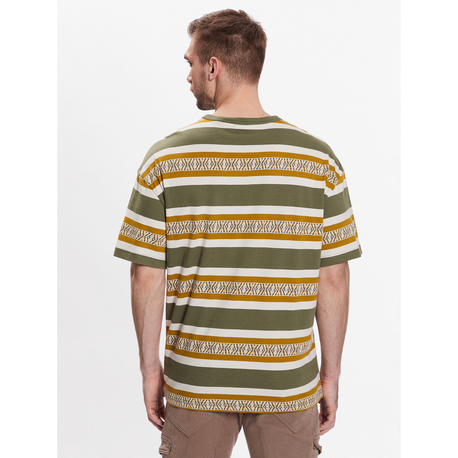 Quiksilver Тишърт Moonbeam Jack EQYKT04264 Каки Regular Fit - Pepit.bg