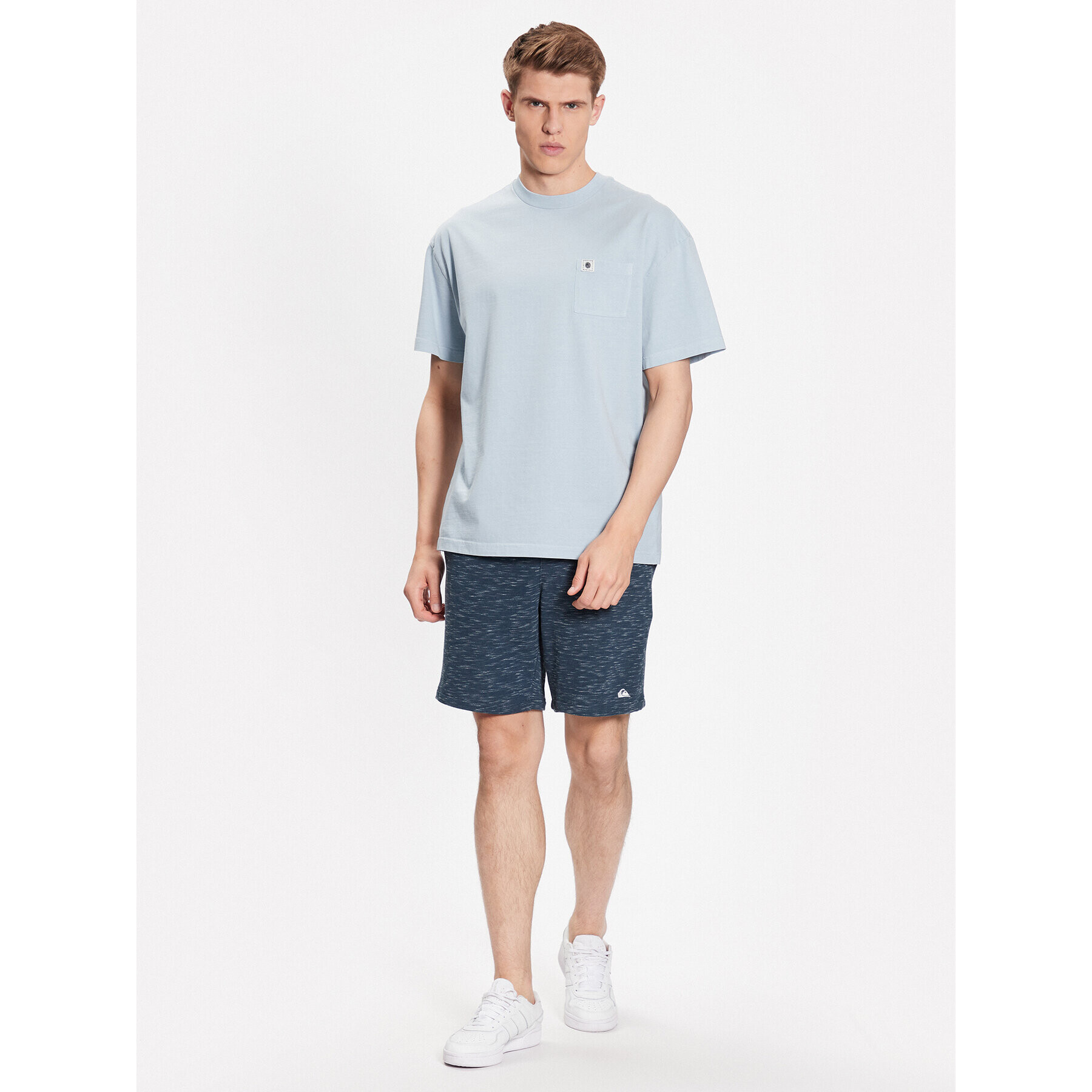 Quiksilver Тишърт Natural Dye EQYKT04265 Син Regular Fit - Pepit.bg