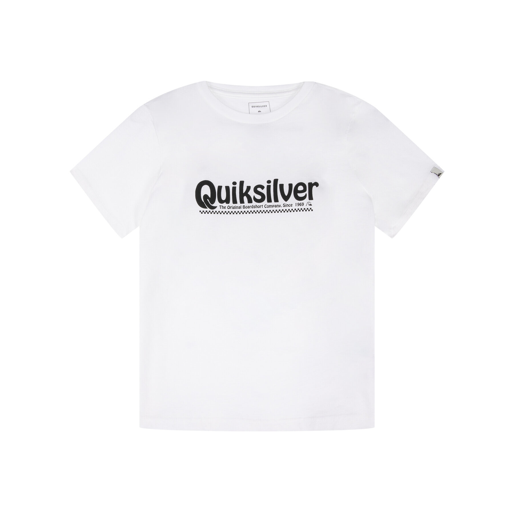 Quiksilver Тишърт New Slang EQBZT04143 Бял Regular Fit - Pepit.bg