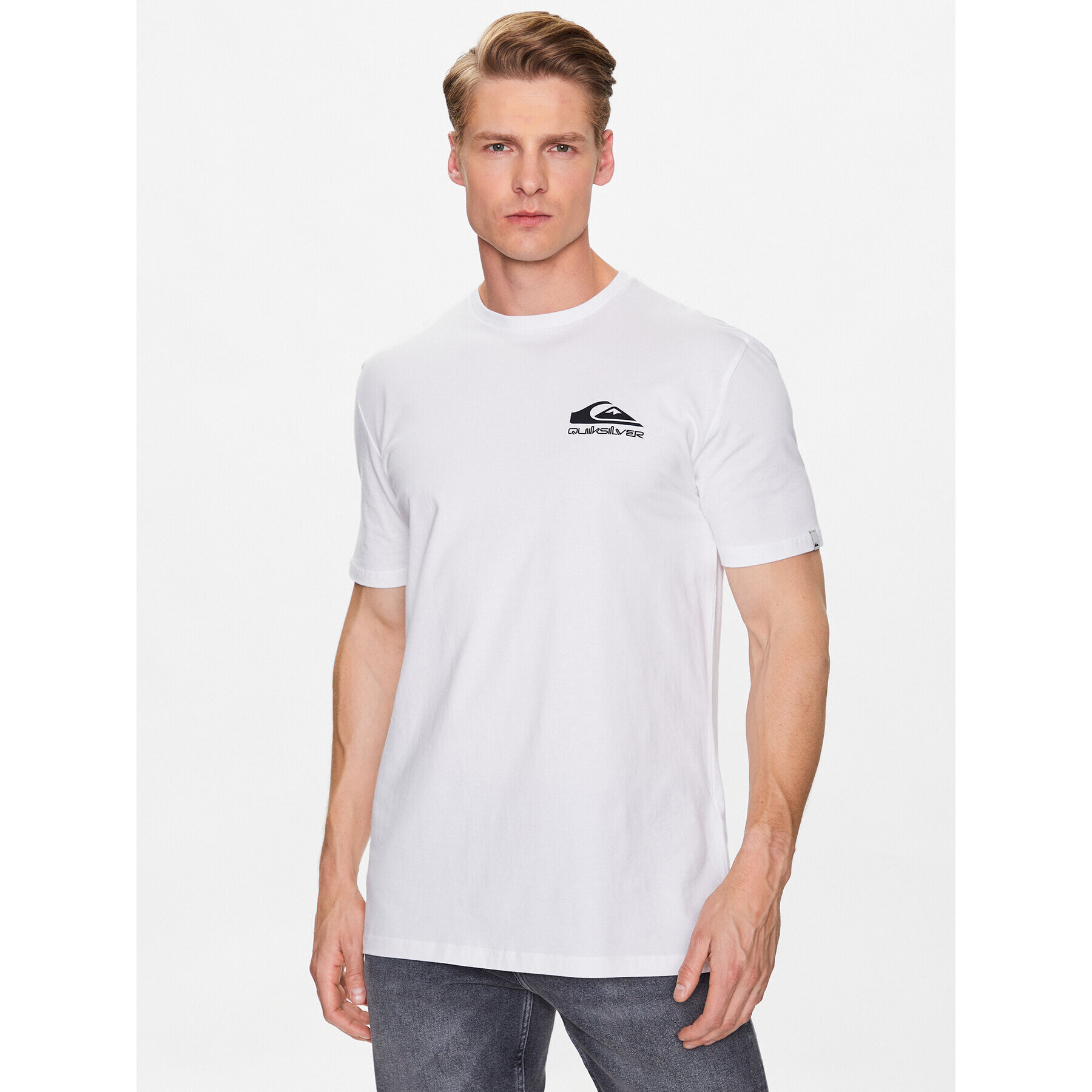 Quiksilver Тишърт Nice Days EQYZT07217 Бял Regular Fit - Pepit.bg