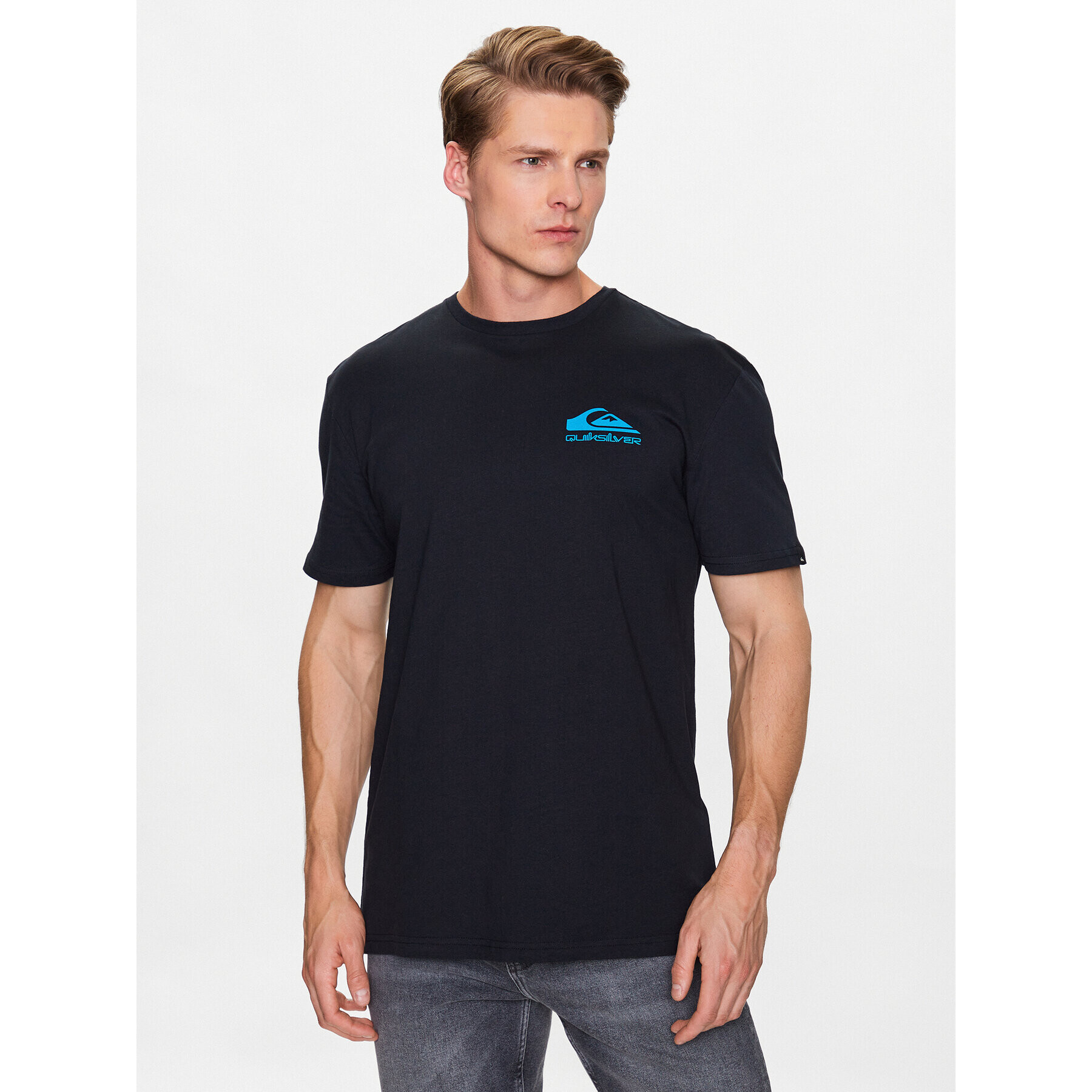 Quiksilver Тишърт Nice Days EQYZT07217 Черен Regular Fit - Pepit.bg