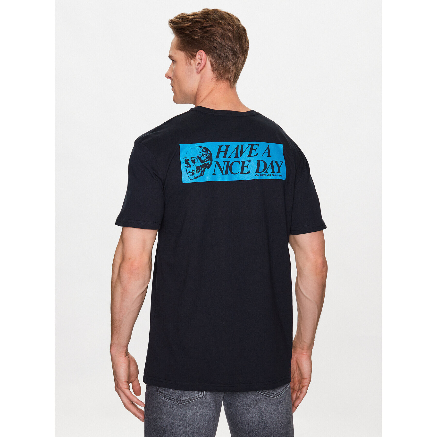 Quiksilver Тишърт Nice Days EQYZT07217 Черен Regular Fit - Pepit.bg