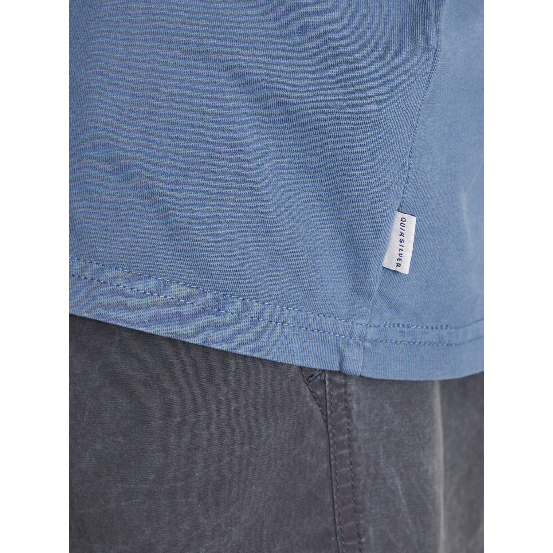 Quiksilver Тишърт Qs Bubble Stamp EQYZT07258 Син Regular Fit - Pepit.bg