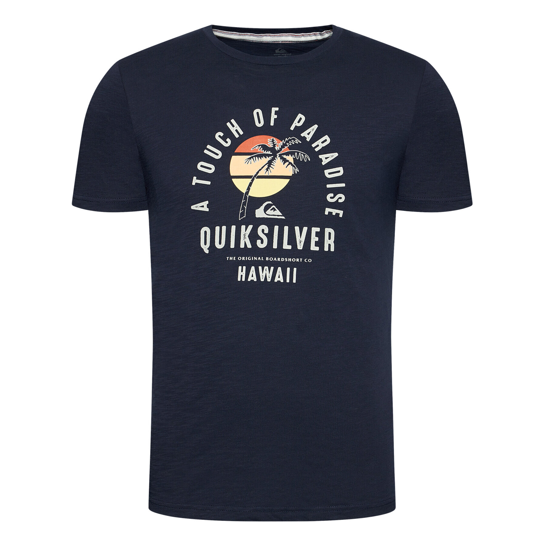 Quiksilver Тишърт Quiet Hour EQYZT06387 Тъмносин Regular Fit - Pepit.bg