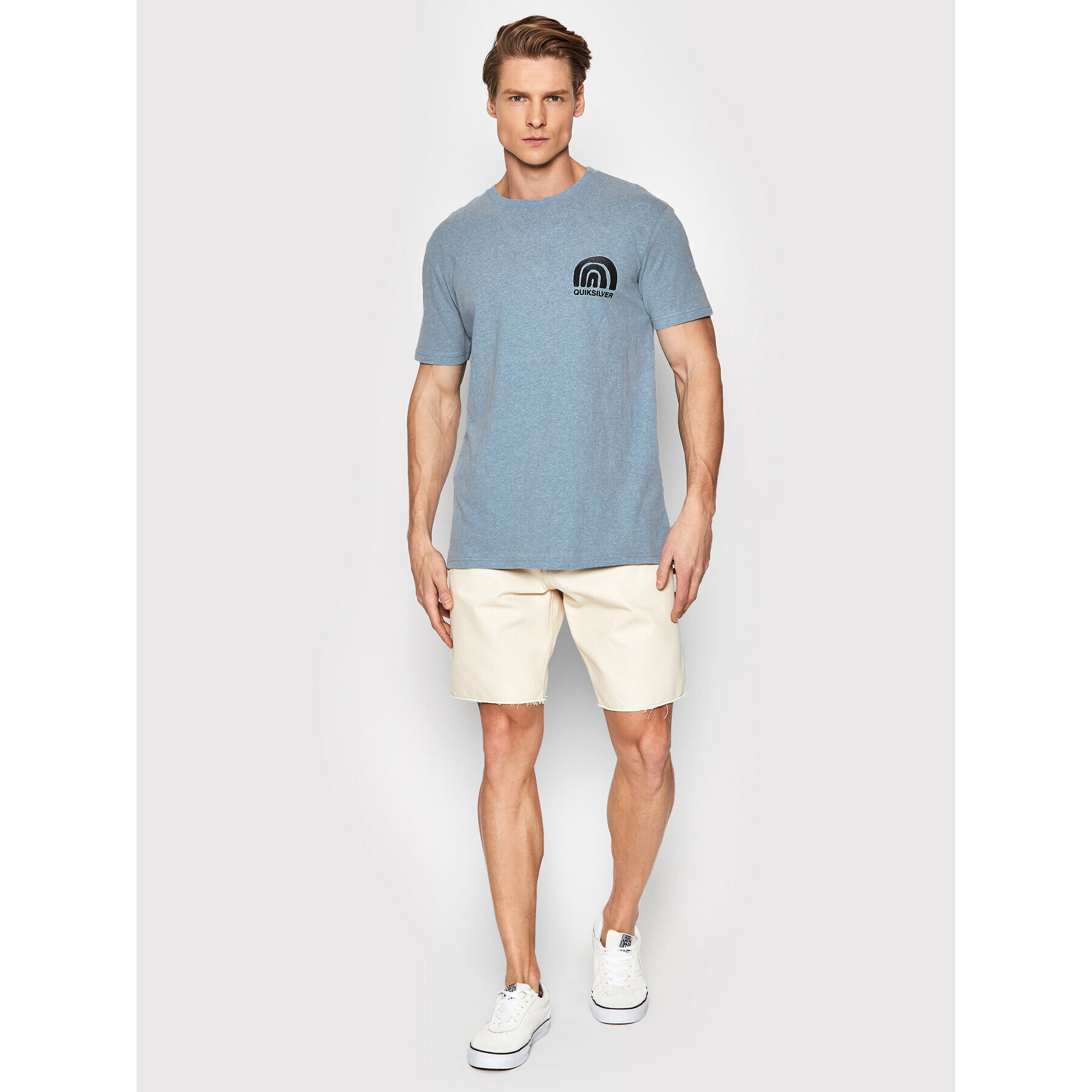 Quiksilver Тишърт Quiks Groove EQYZT06696 Син Regular Fit - Pepit.bg