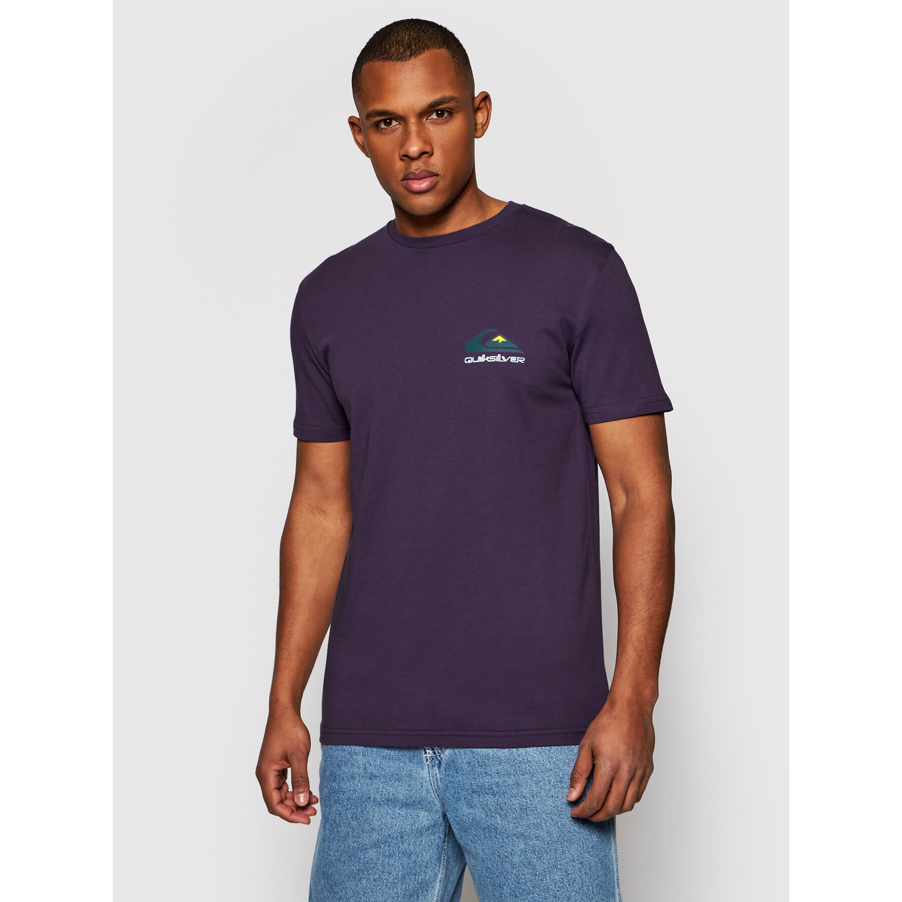 Quiksilver Тишърт Reflect EQYZT06372 Виолетов Regular Fit - Pepit.bg
