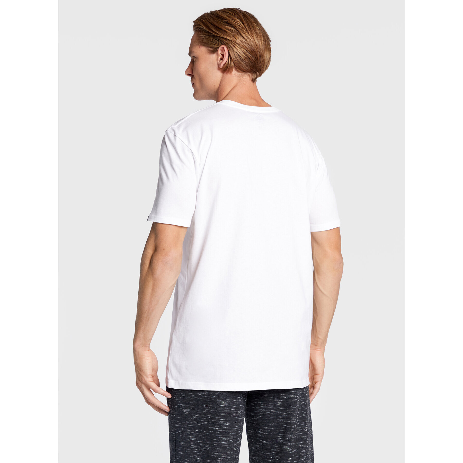 Quiksilver Тишърт Script Talk Front EQYZT07042 Бял Classic Fit - Pepit.bg