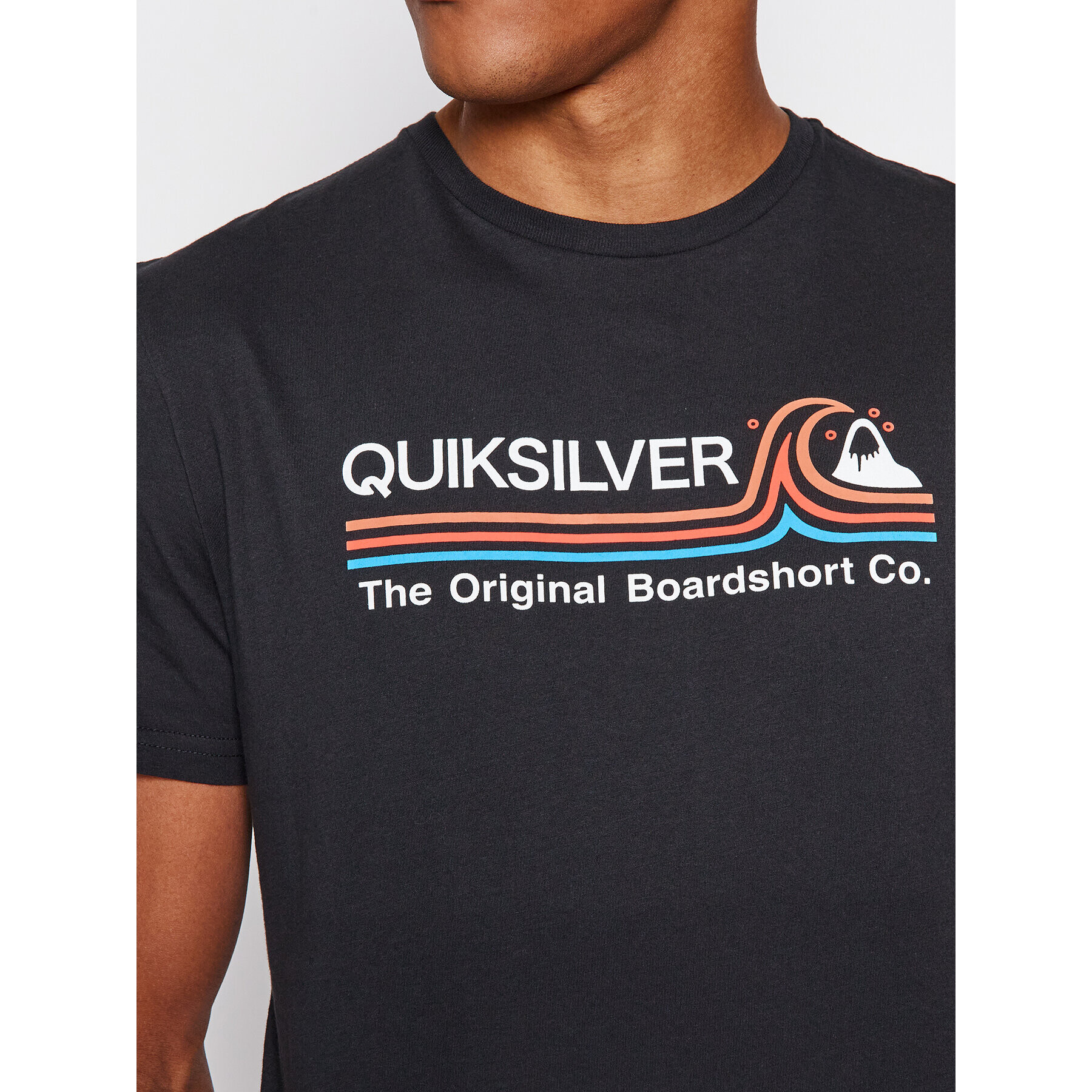 Quiksilver Тишърт Stone Cold Classic EQYZT05748 Черен Regular Fit - Pepit.bg