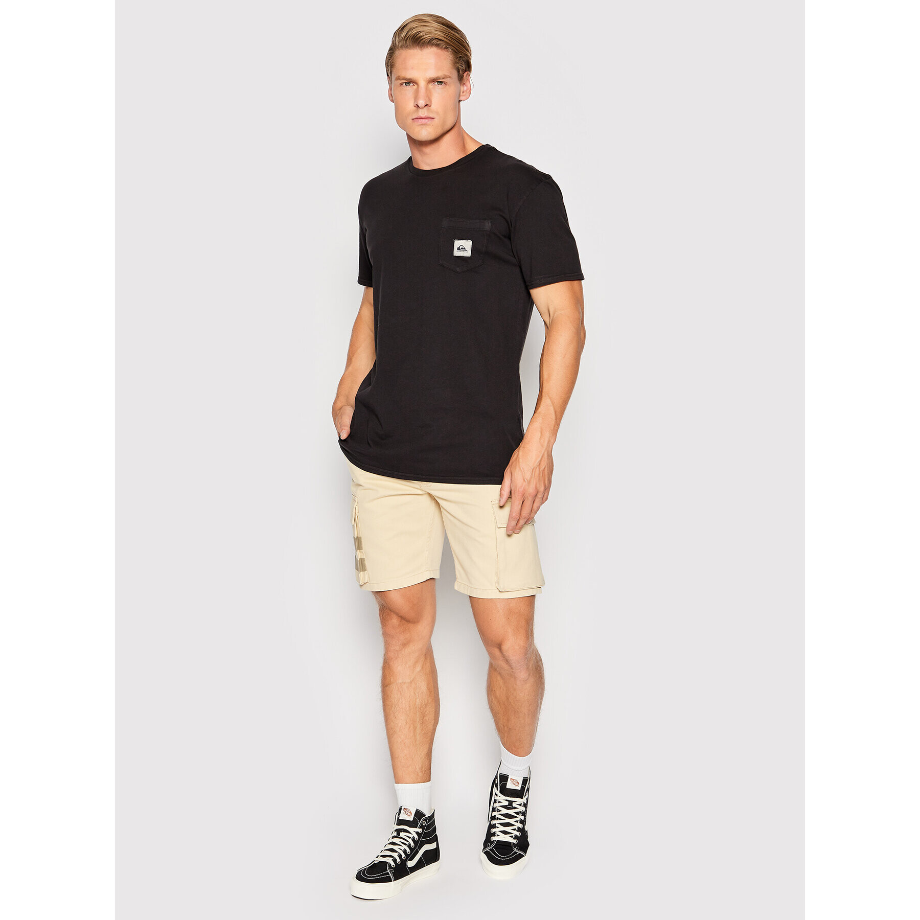 Quiksilver Тишърт Sub Mission EQYZT06692 Черен Regular Fit - Pepit.bg