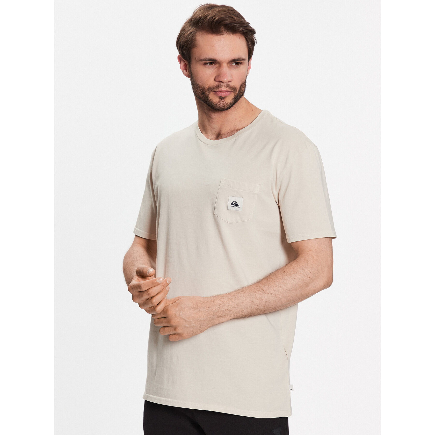 Quiksilver Тишърт Sub Missions EQYZT07253 Бежов Regular Fit - Pepit.bg