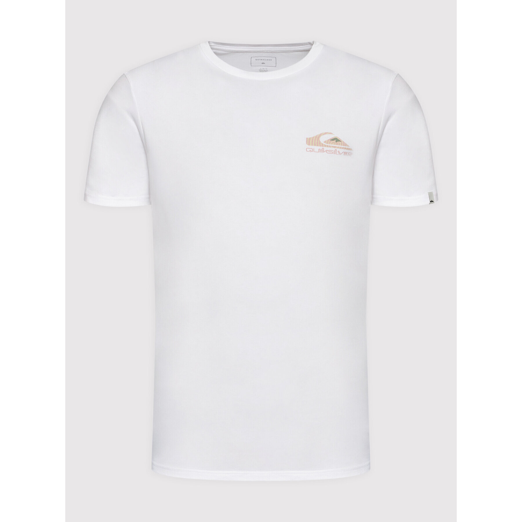Quiksilver Тишърт War Eye EQYZT06666 Бял Regular Fit - Pepit.bg