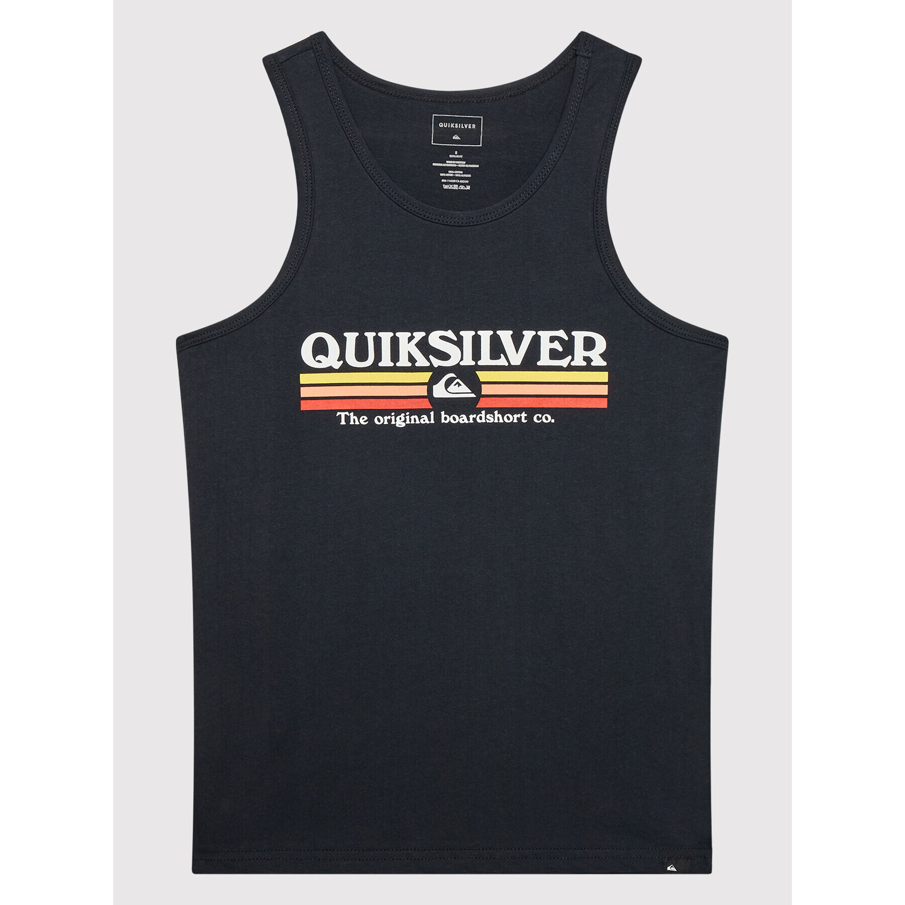 Quiksilver топ Lined Up EQBZT04433 Тъмносин Regular Fit - Pepit.bg