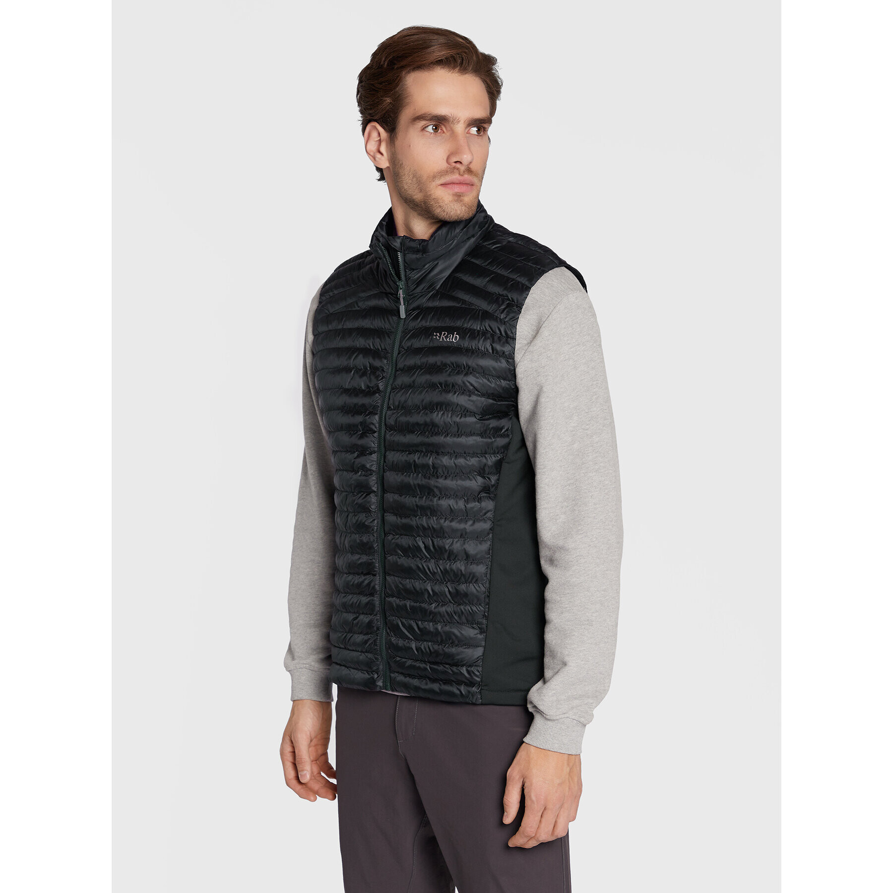 Rab Елек Cirrus Flex 2.0 QIO-76-BL-L Черен Slim Fit - Pepit.bg