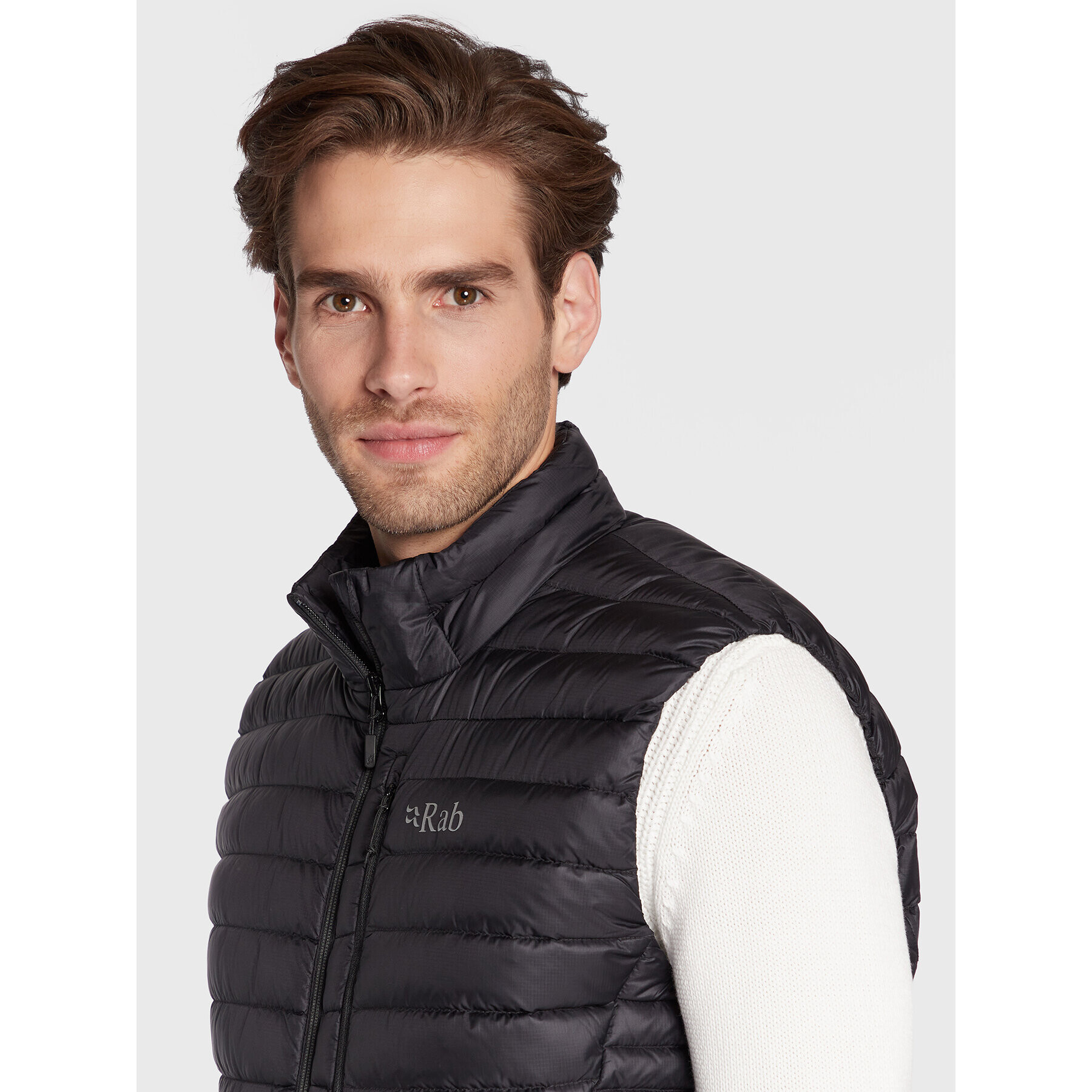Rab Елек Microlight Down Vest QDB-18-BL-M Черен Regular Fit - Pepit.bg