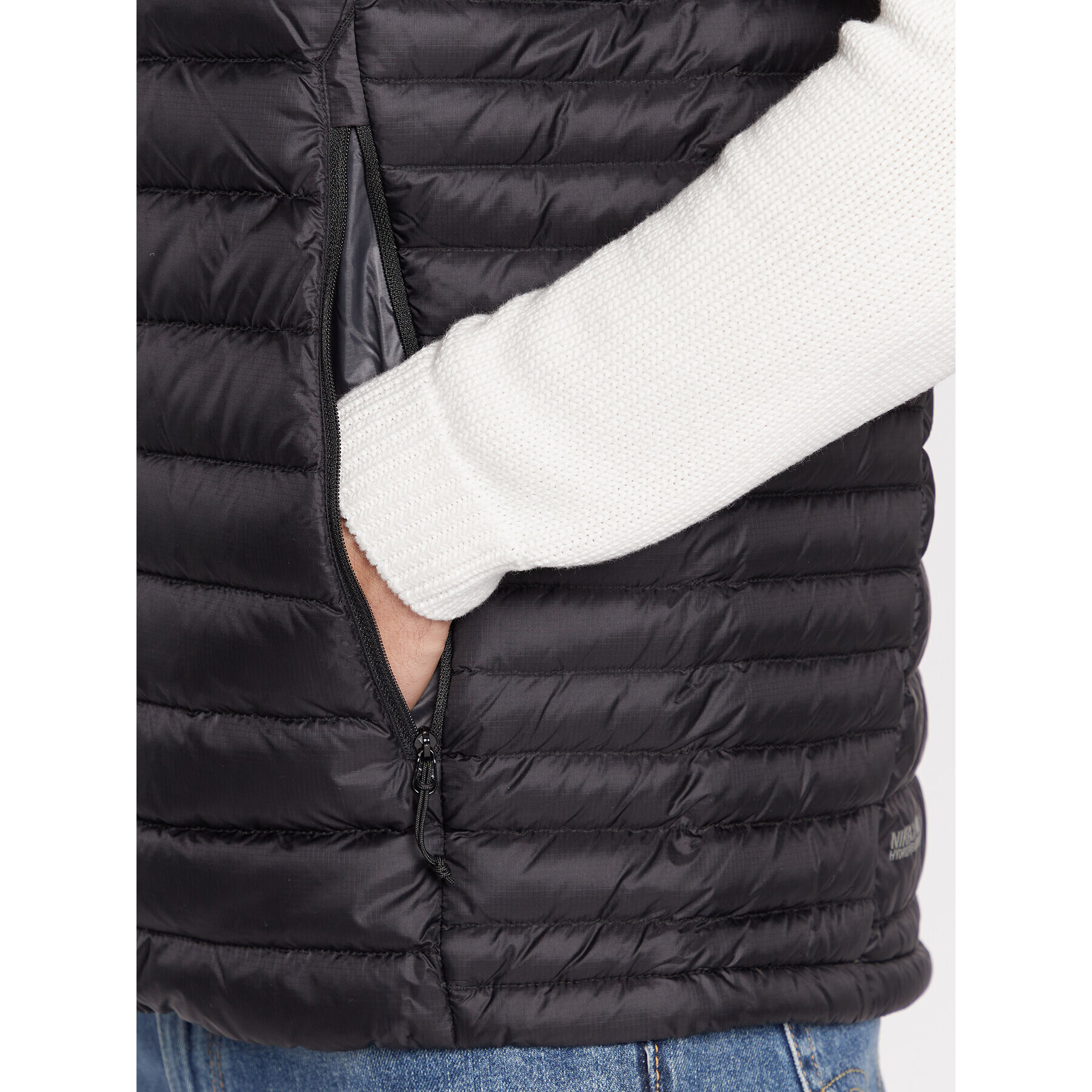 Rab Елек Microlight Down Vest QDB-18-BL-M Черен Regular Fit - Pepit.bg