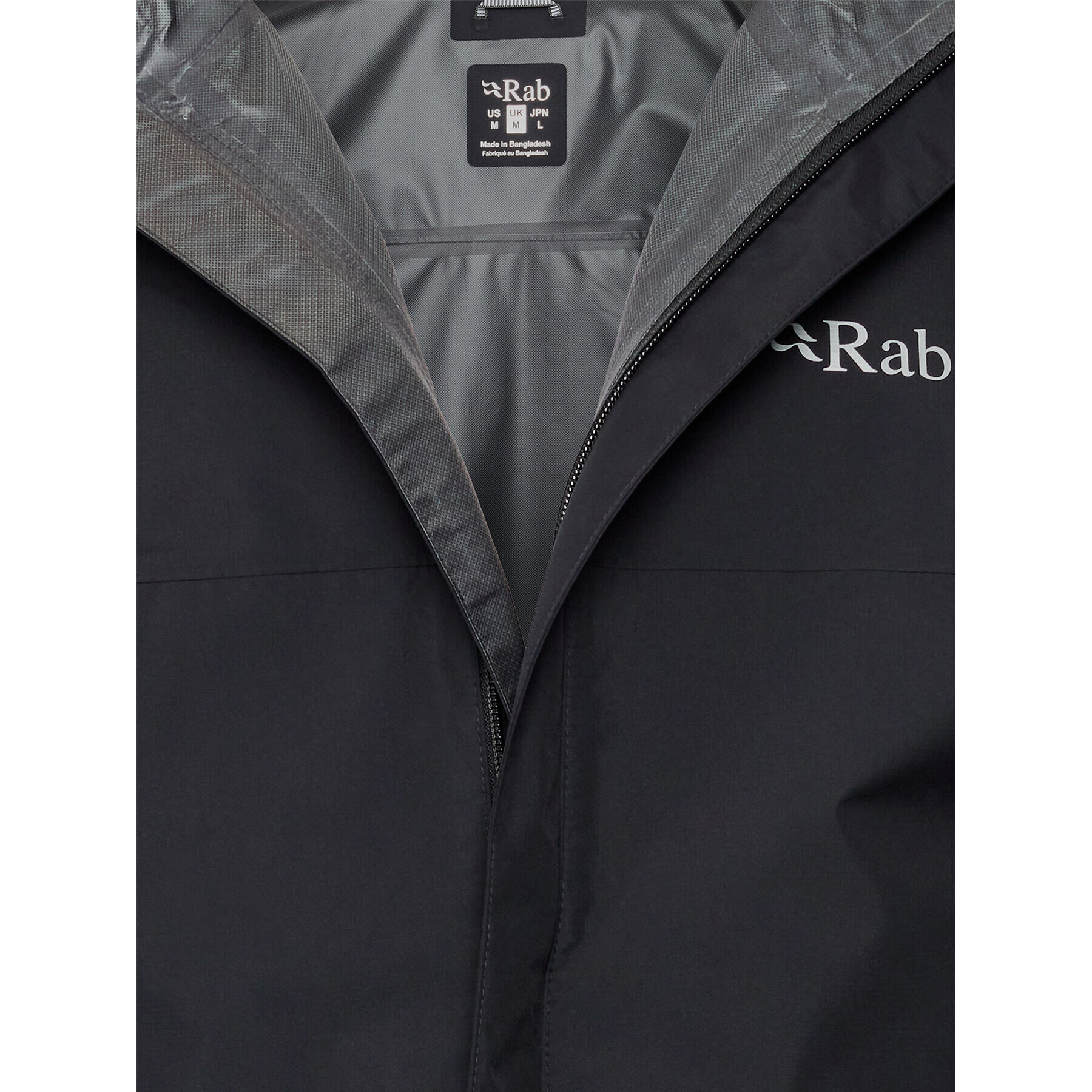 Rab Яке за дъжд Downpour Eco QWG-82-BL-M Черен Regular Fit - Pepit.bg