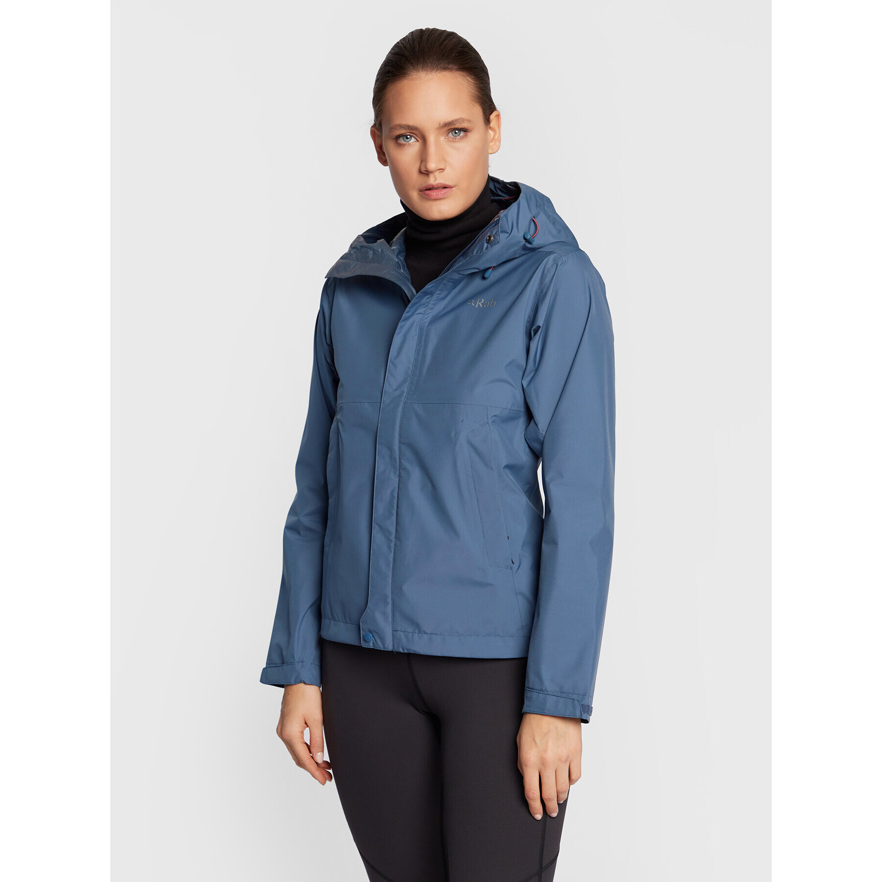 Rab Яке за дъжд Downpour Eco QWG-83-BES-10 Тъмносин Regular Fit - Pepit.bg