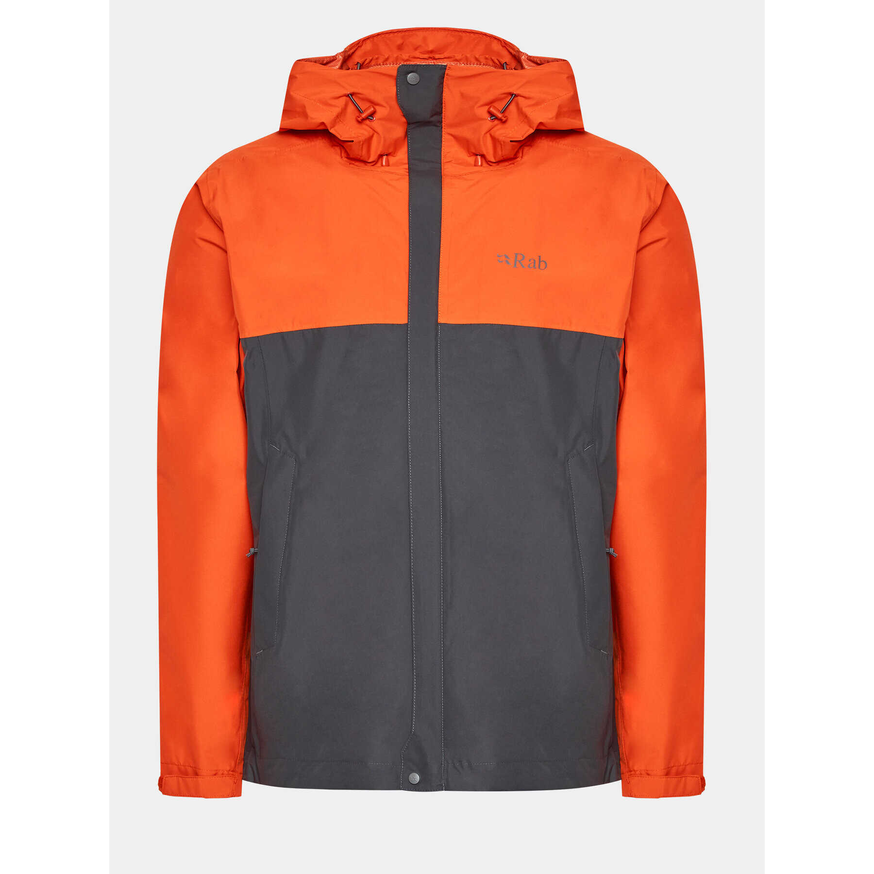 Rab Яке за дъжд Downpour QWG-82 Оранжев Regular Fit - Pepit.bg