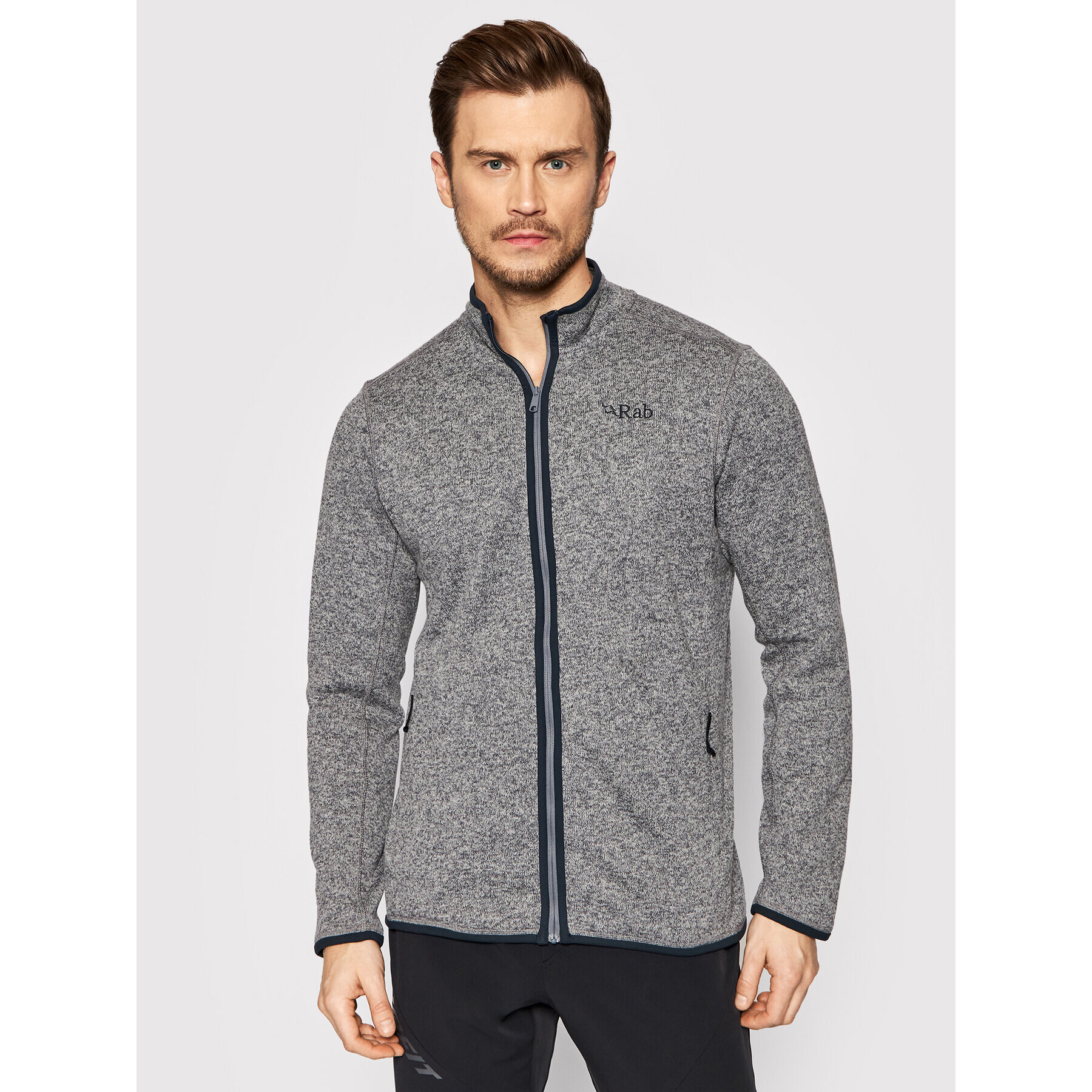 Rab Кардиган Quest QFF-21-GRA-LRG Сив Relaxed Fit - Pepit.bg