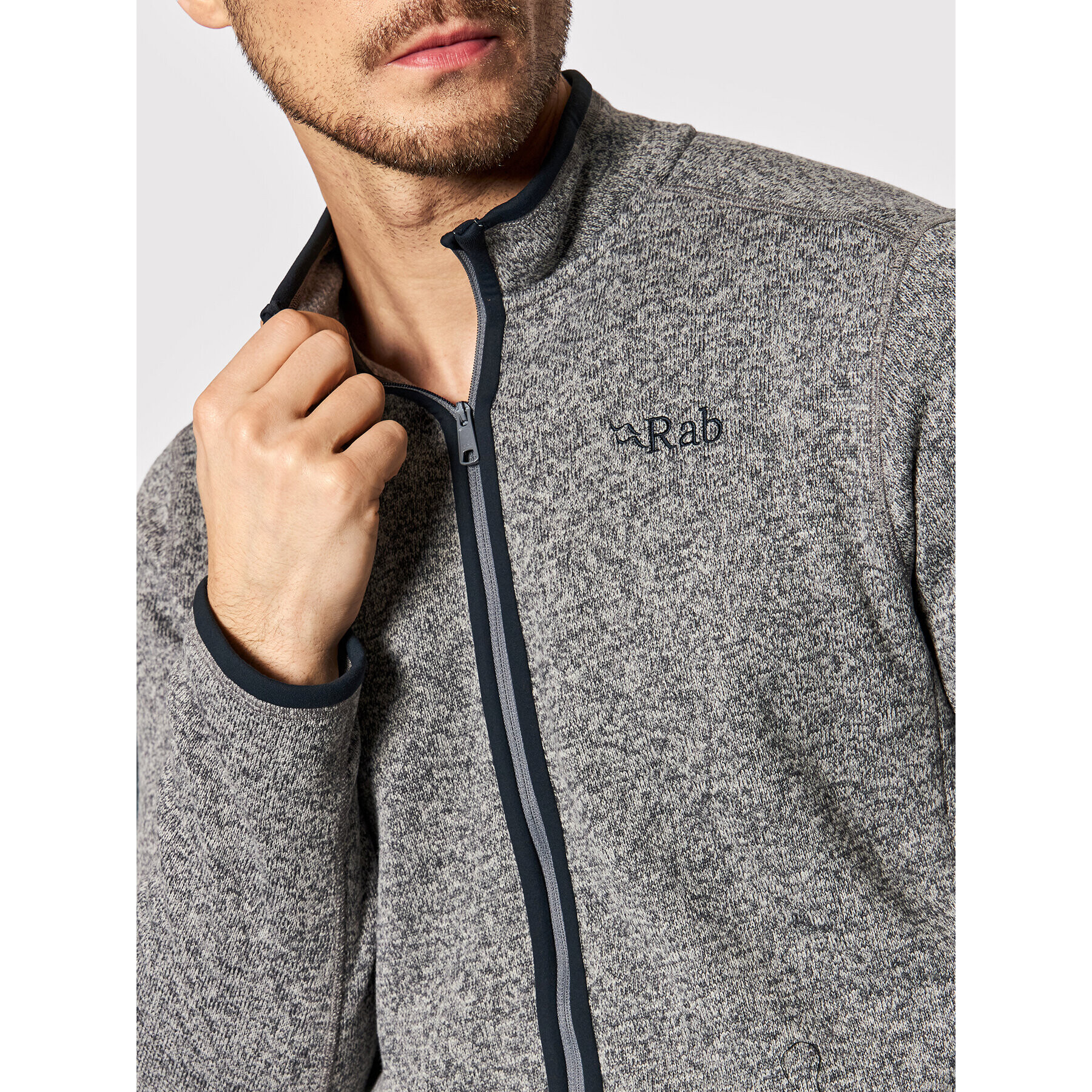 Rab Кардиган Quest QFF-21-GRA-LRG Сив Relaxed Fit - Pepit.bg