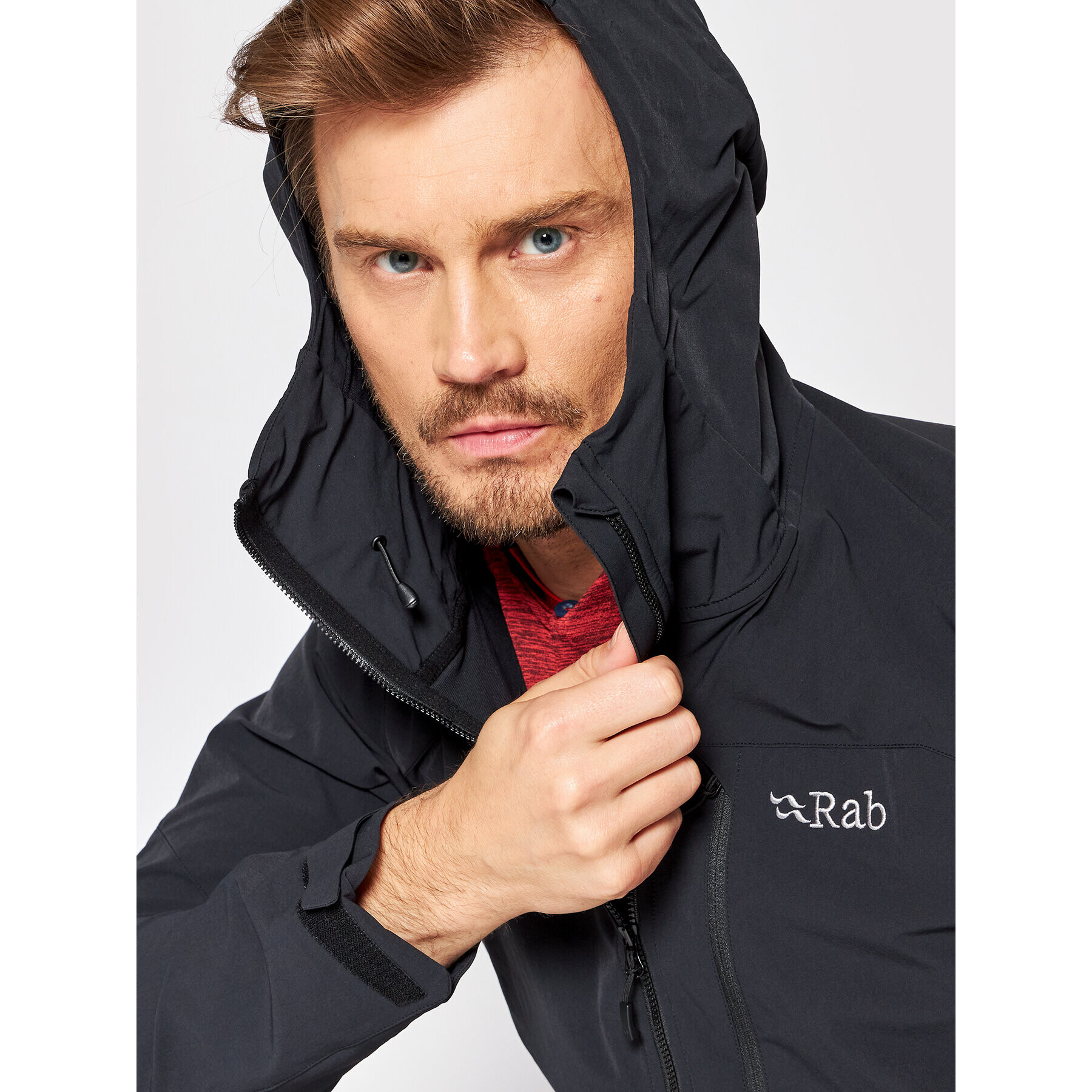 Rab Преходно яке Torque QWS-57-BLK-MED Черен Regular Fit - Pepit.bg