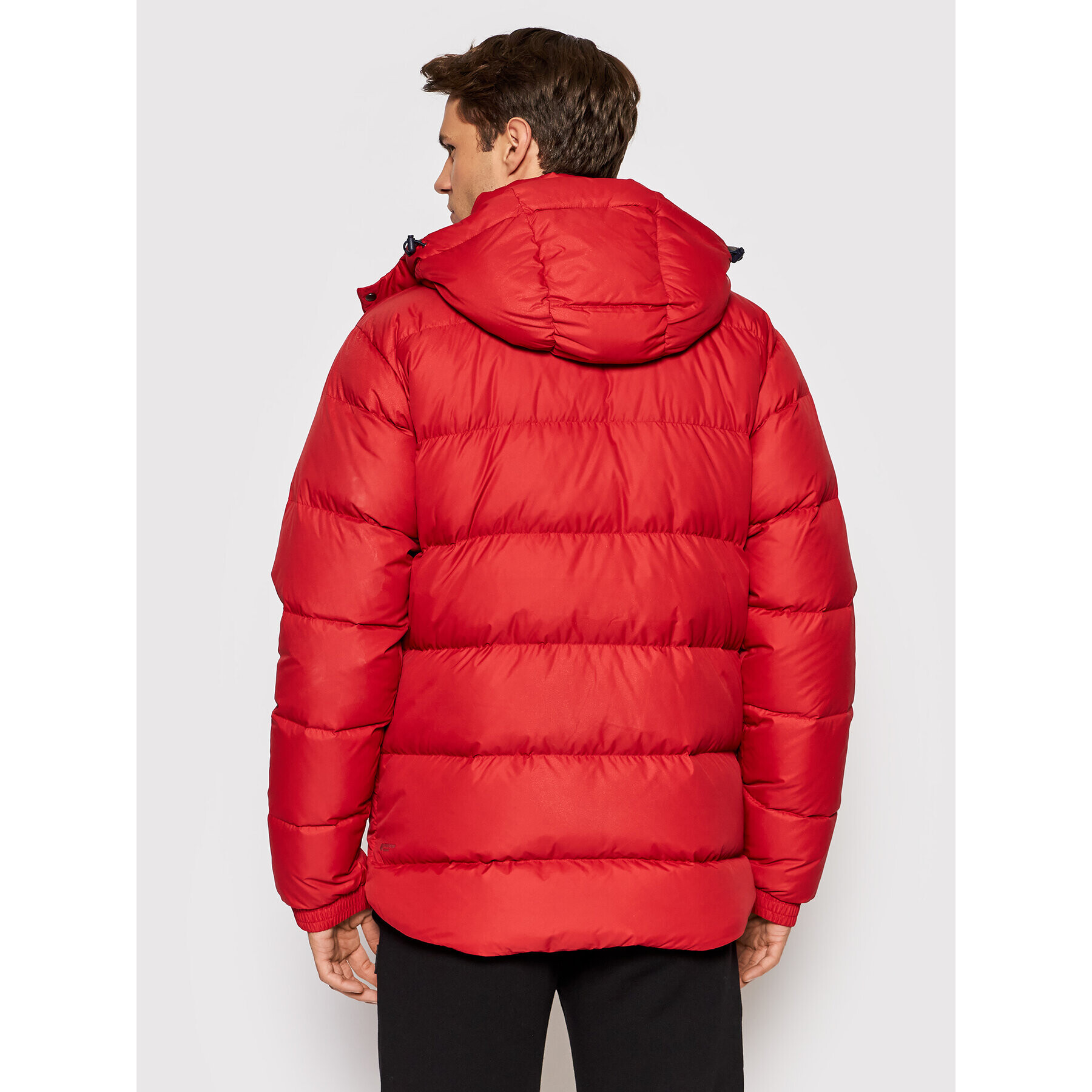 Rab Пухено яке Andes QDA-98-RU-L Червен Relaxed Fit - Pepit.bg
