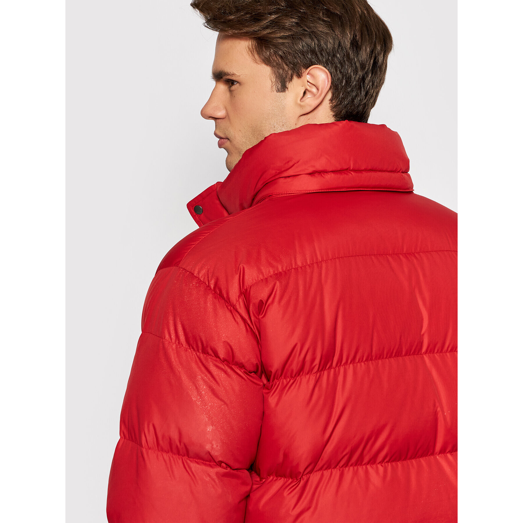 Rab Пухено яке Andes QDA-98-RU-L Червен Relaxed Fit - Pepit.bg