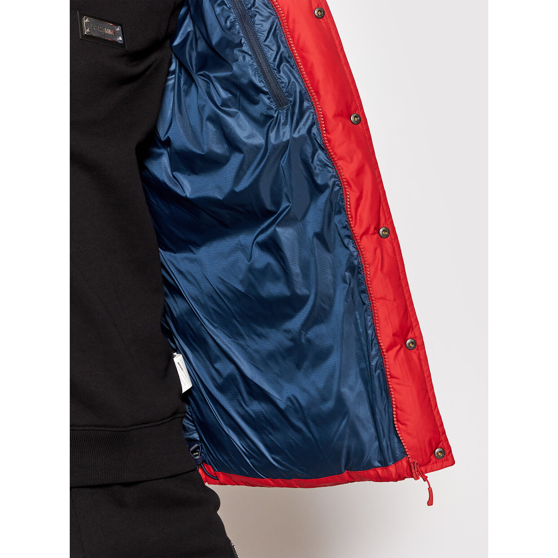 Rab Пухено яке Andes QDA-98-RU-L Червен Relaxed Fit - Pepit.bg