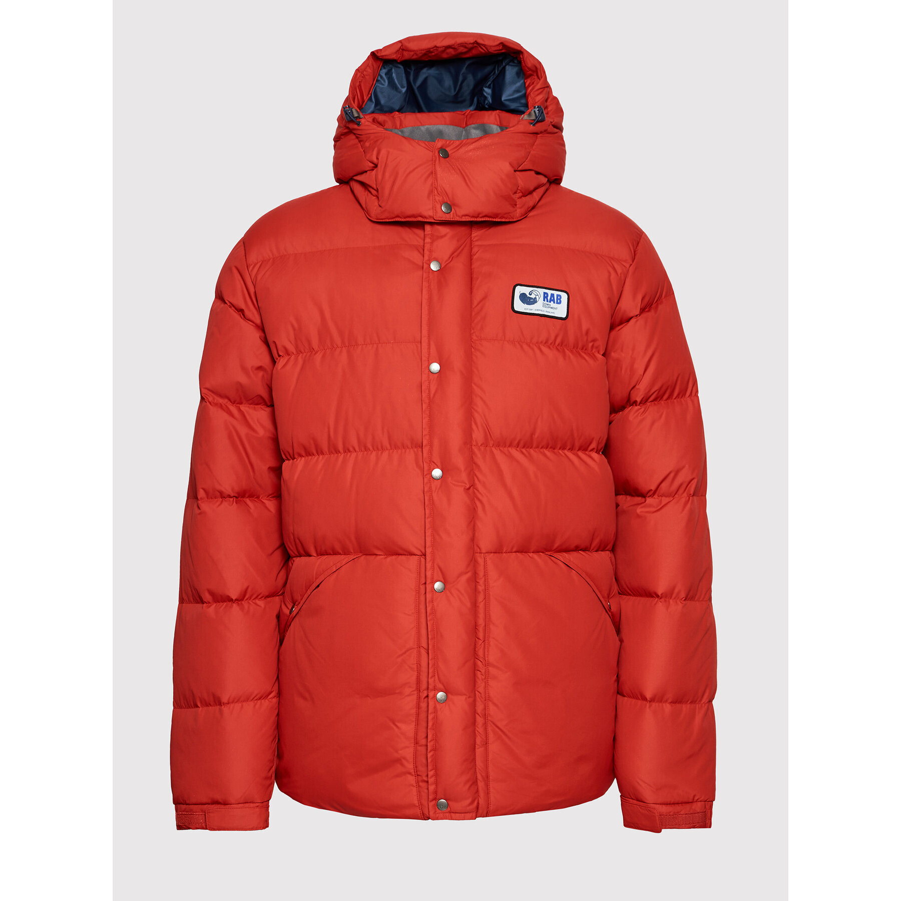 Rab Пухено яке Andes QDA-98-RU-L Червен Relaxed Fit - Pepit.bg