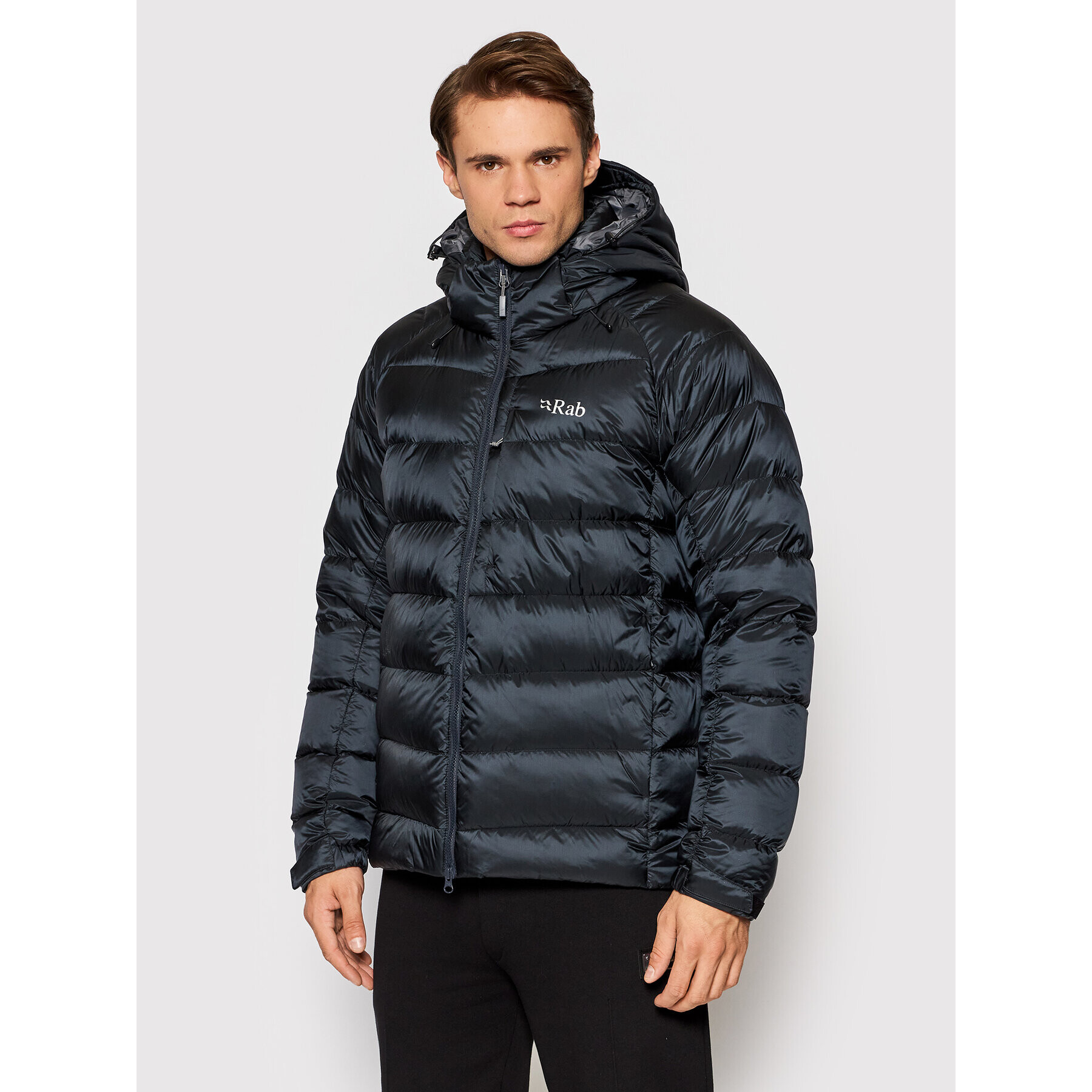 Rab Пухено яке Axion QDE-64-BL-L Черен Regular Fit - Pepit.bg