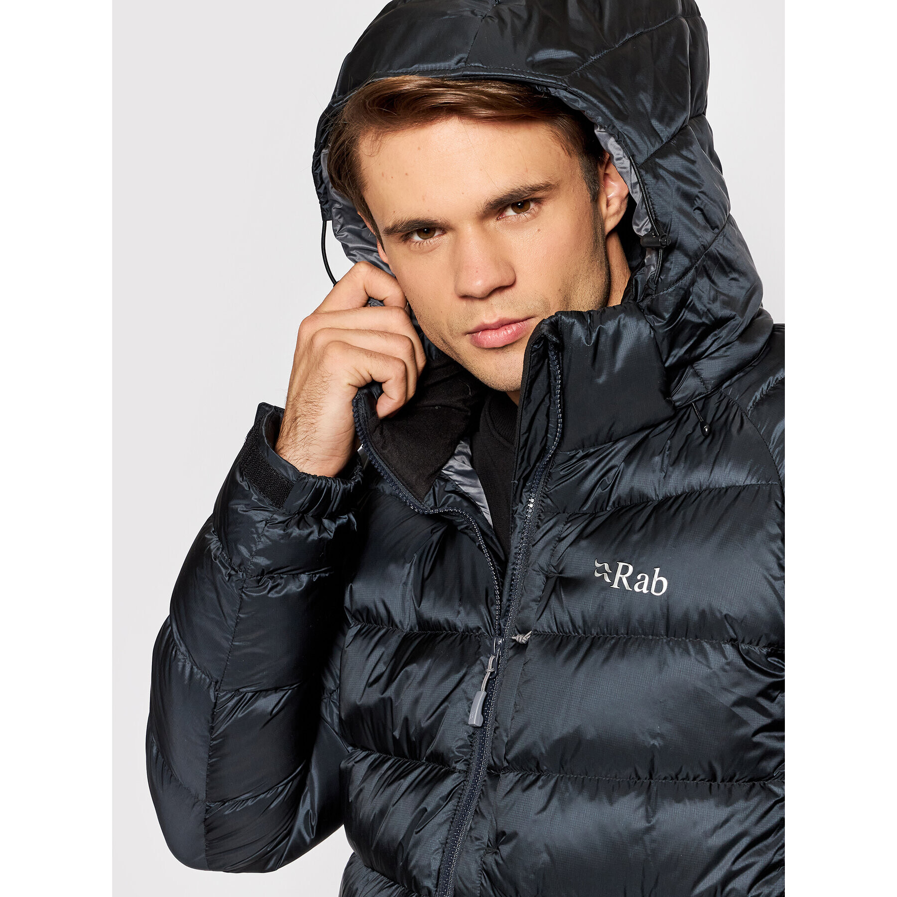 Rab Пухено яке Axion QDE-64-BL-L Черен Regular Fit - Pepit.bg