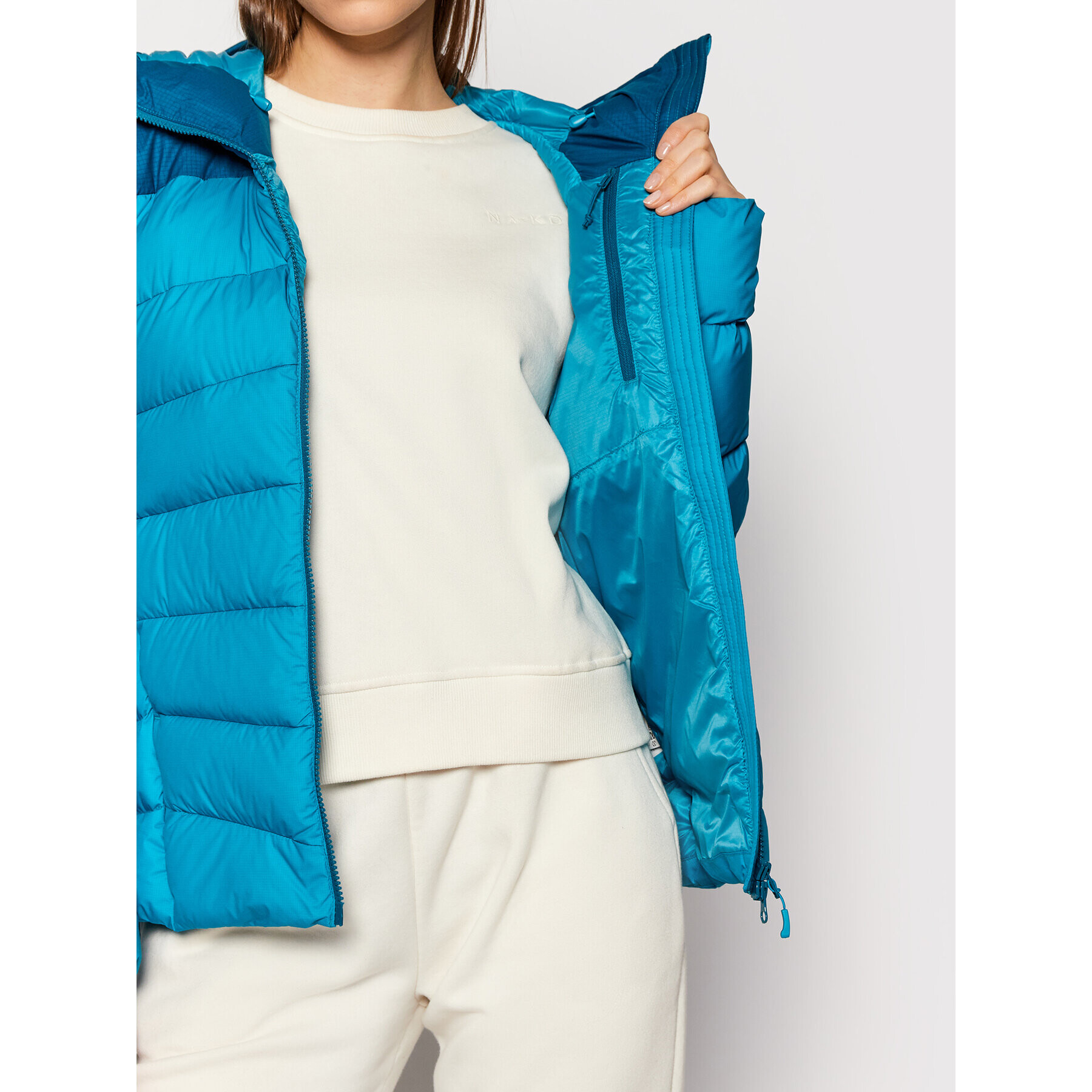 Rab Пухено яке Infinity Alpine QDB-28-ULA-08 Зелен Regular Fit - Pepit.bg