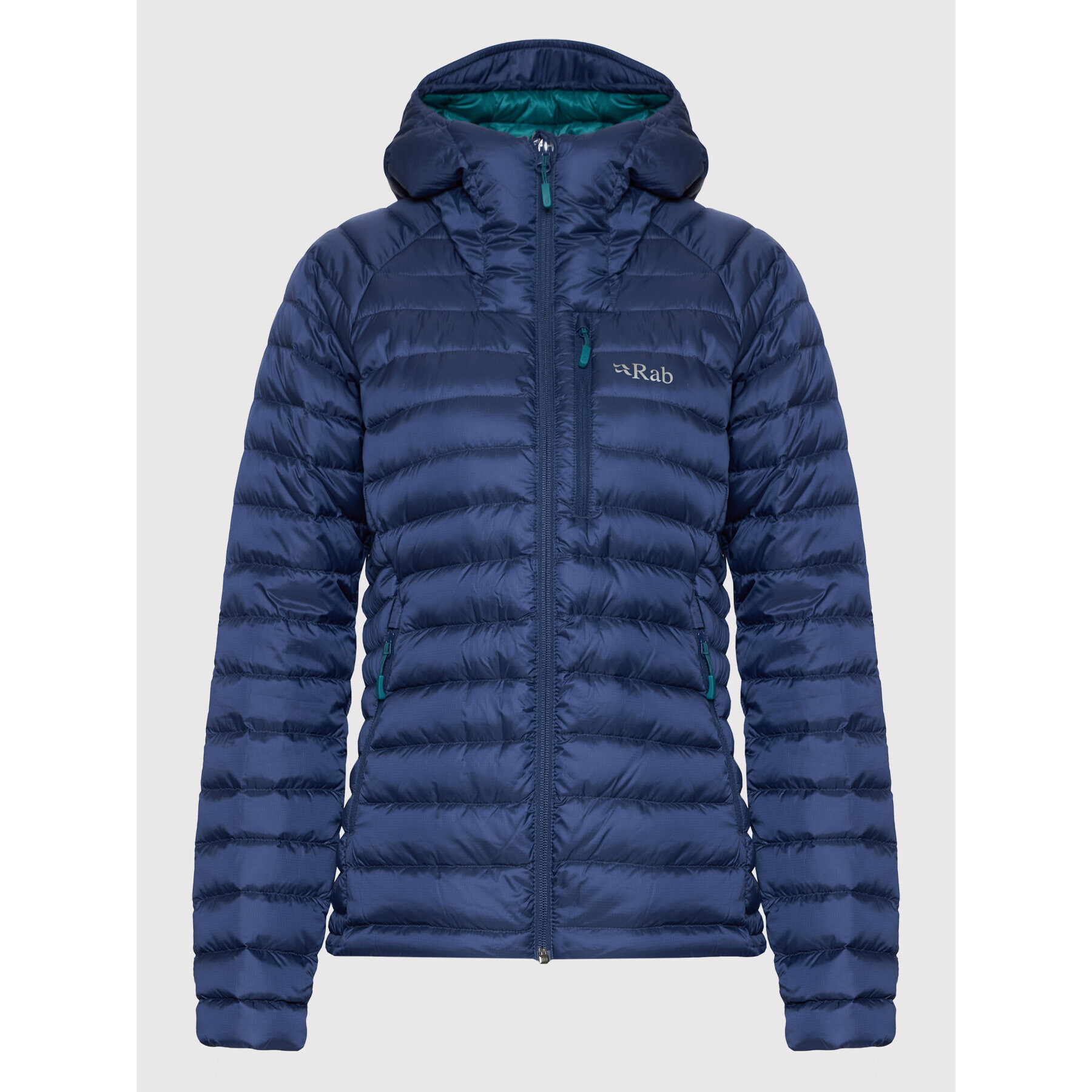 Rab Пухено яке Microlight Alpine QDB-13-DI Тъмносин Slim Fit - Pepit.bg
