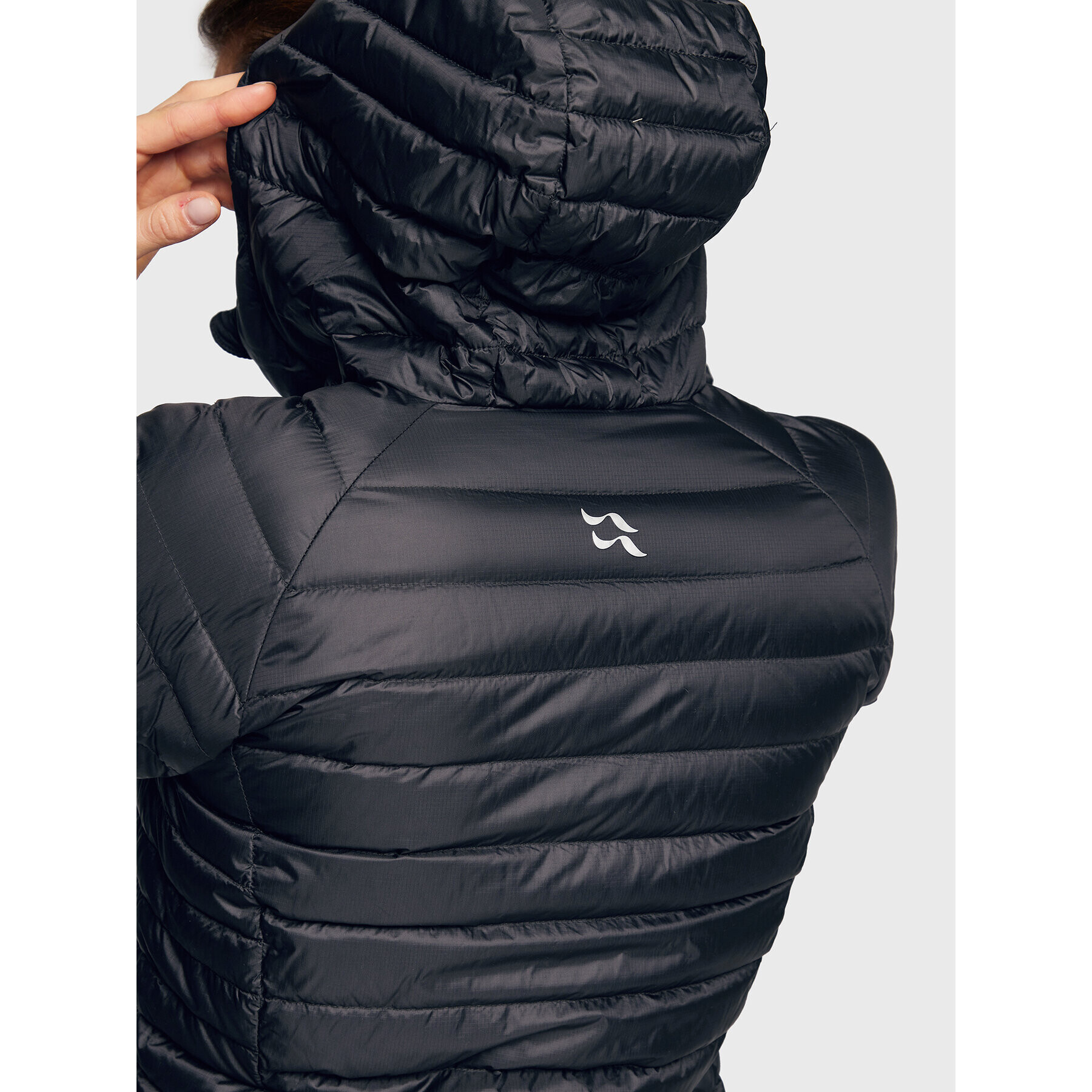 Rab Пухено яке Microlight Alpne QDB-13-BL-10 Черен Regular Fit - Pepit.bg