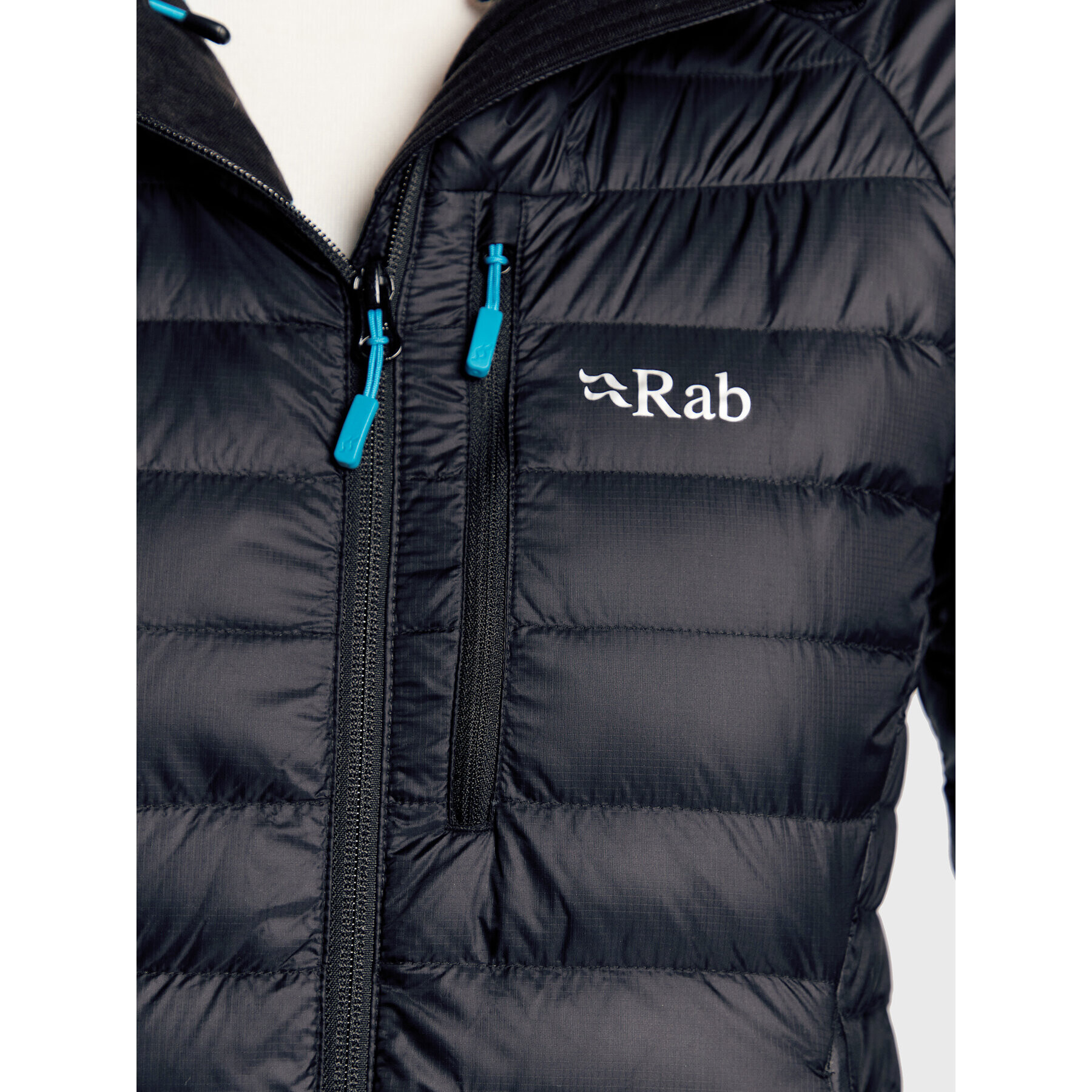 Rab Пухено яке Microlight Alpne QDB-13-BL-10 Черен Regular Fit - Pepit.bg
