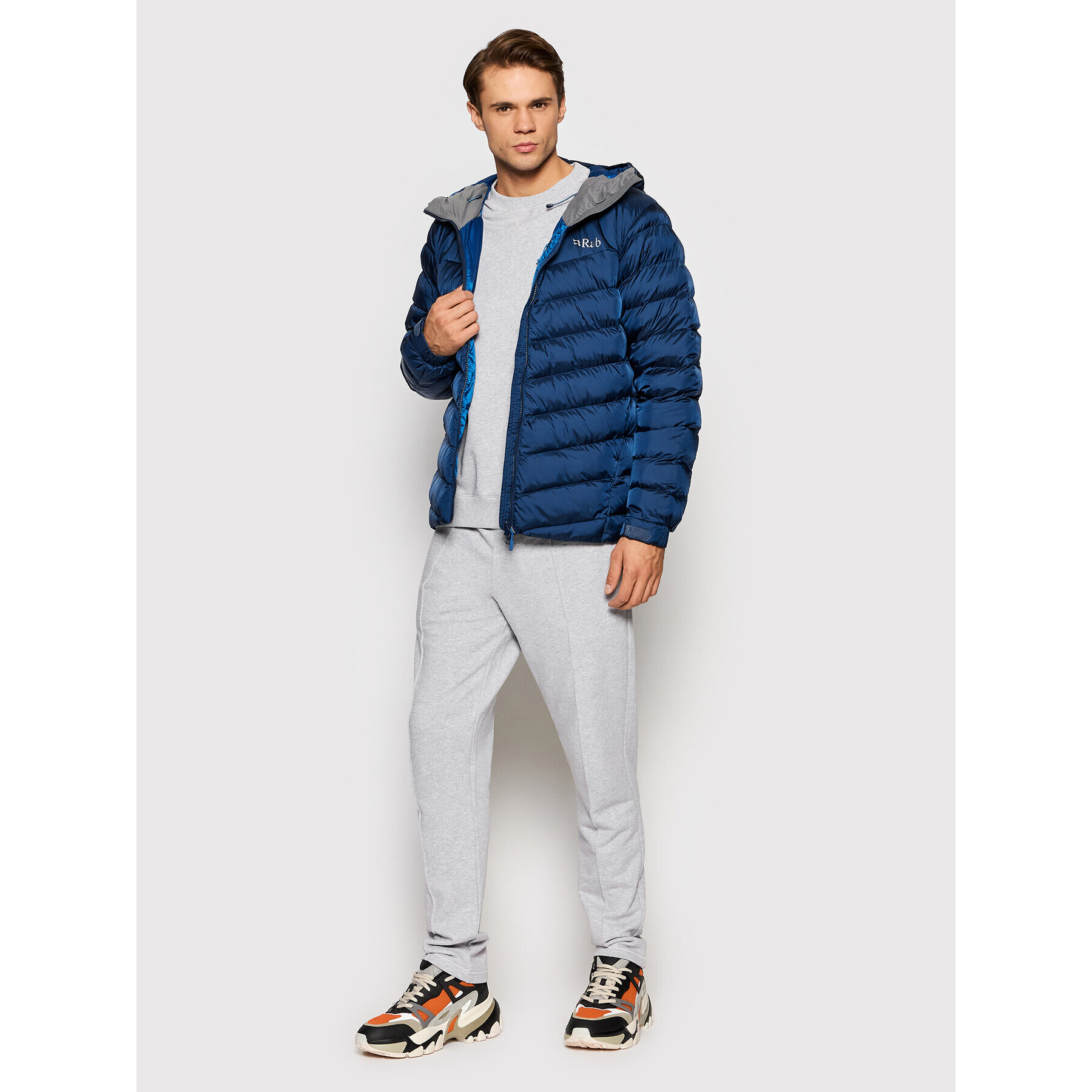 Rab Пухено яке Nebula QIO-57-NFB-LRG Тъмносин Regular Fit - Pepit.bg