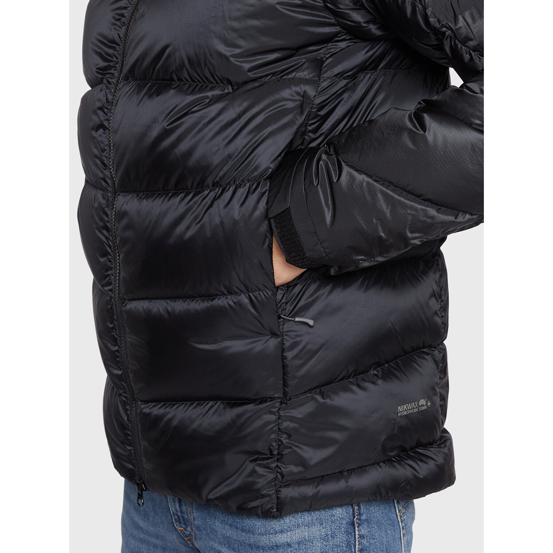 Rab Пухено яке QDN-95-BLK-LRG Черен Regular Fit - Pepit.bg