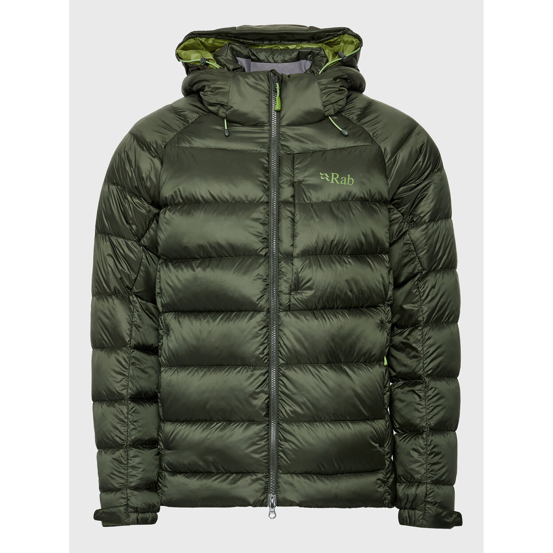 Rab Пухено яке Axion Pro QDE-64-ARM-MED Зелен Regular Fit - Pepit.bg