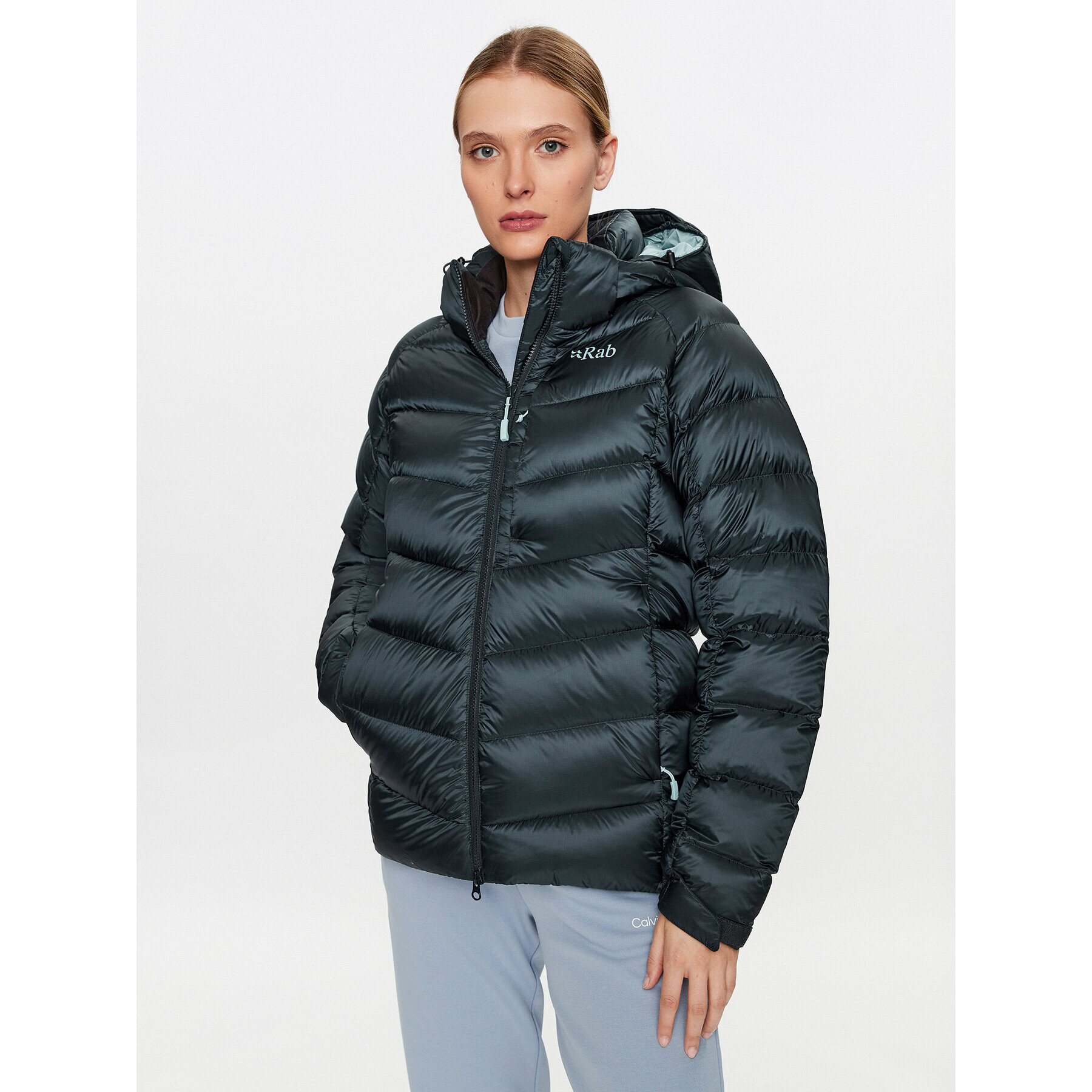 Rab Пухено яке Axion Pro QDE-65-BE-10 Тъмносин Regular Fit - Pepit.bg