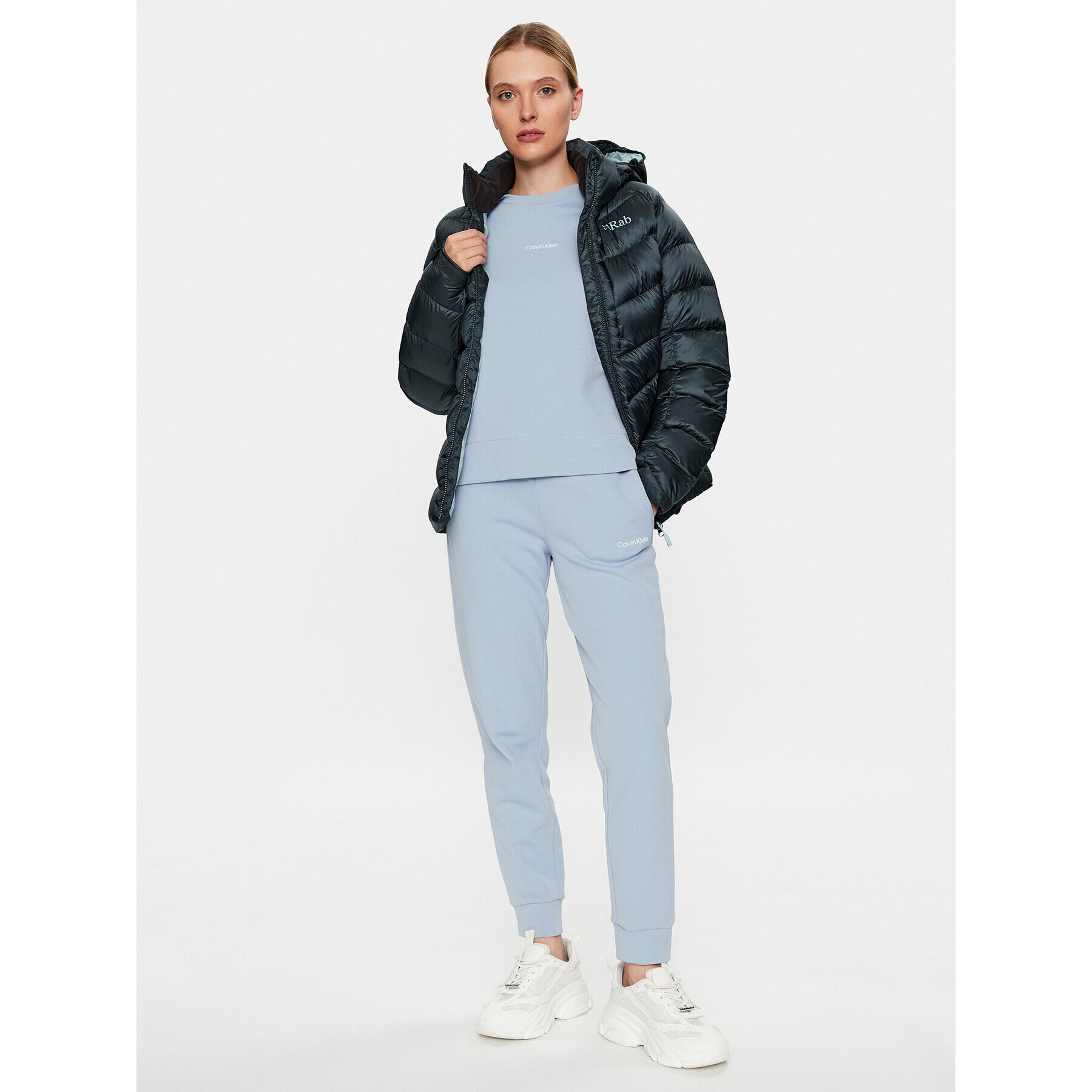 Rab Пухено яке Axion Pro QDE-65-BE-10 Тъмносин Regular Fit - Pepit.bg